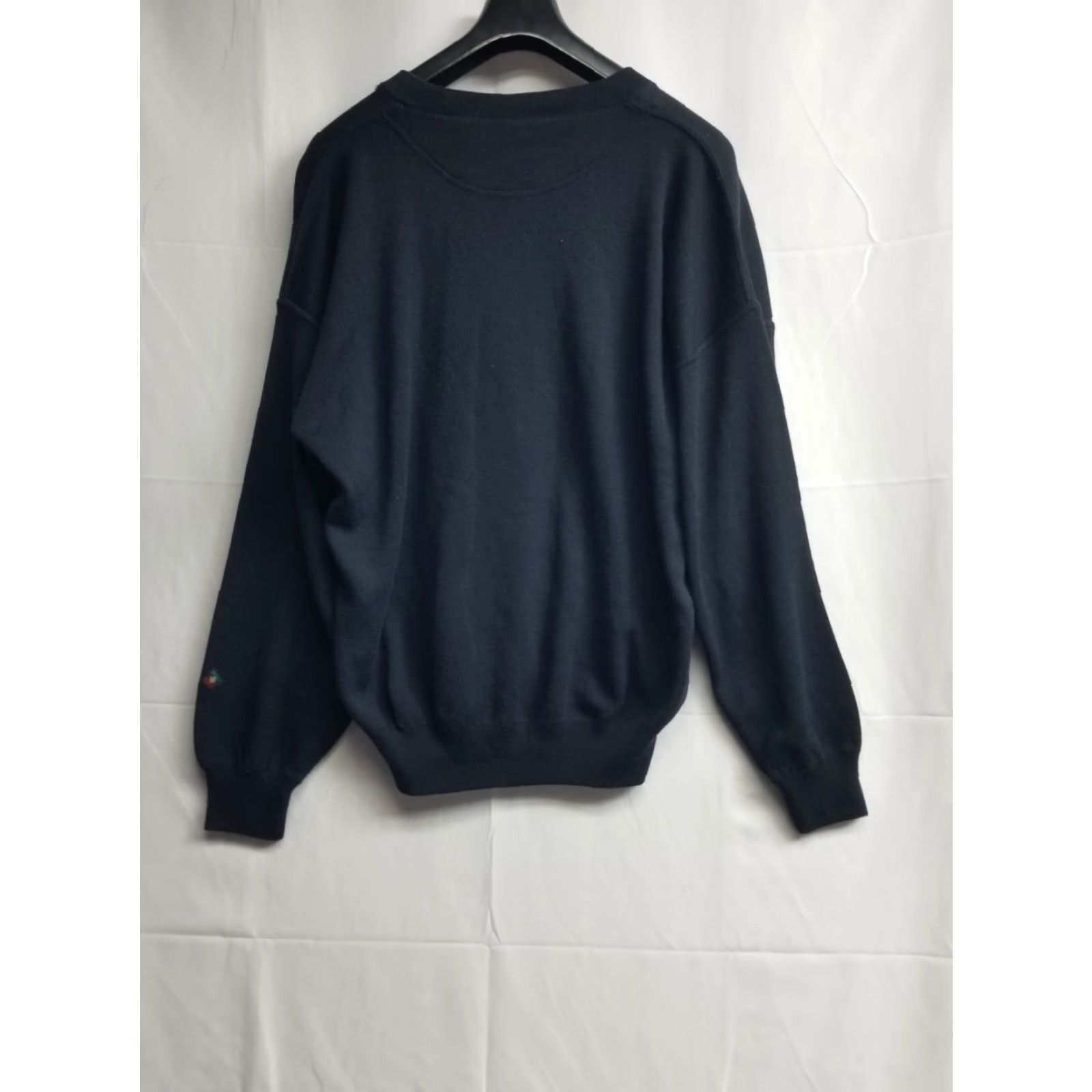 Vintage VINTAGE Bison Club Sweater Merino Wool Blend Pullover Blue Adult XL Mens Crew Neck Long Sleeve Size US XL / EU 56 / 4 - 2 Thumbnail