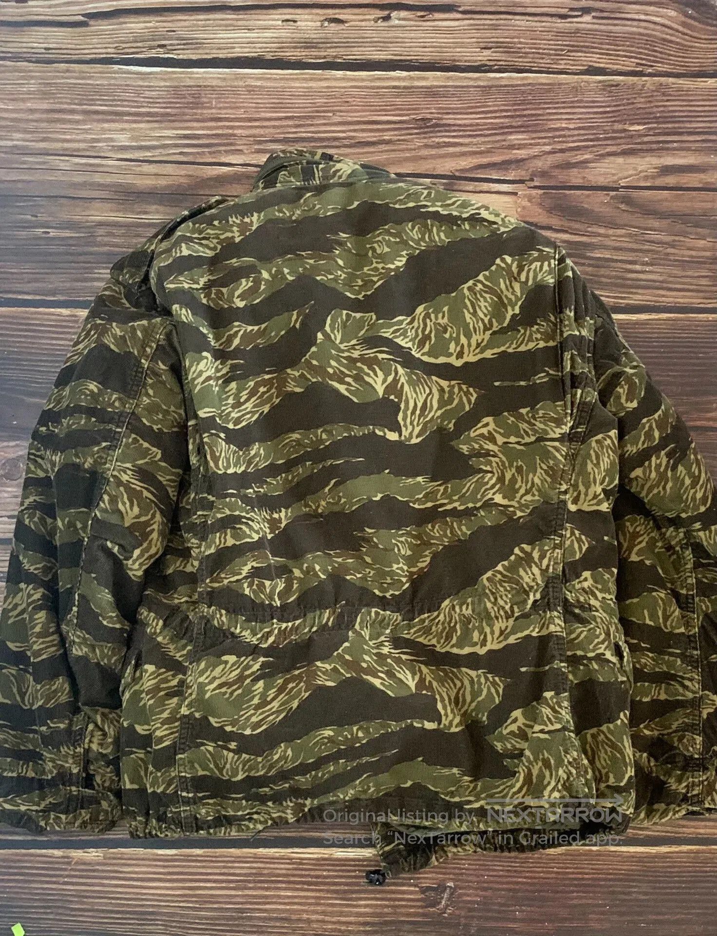 Tenderloin Tiger Stripe Cotton Jacket with Removable Liner. Size US S / EU 44-46 / 1 - 3 Thumbnail