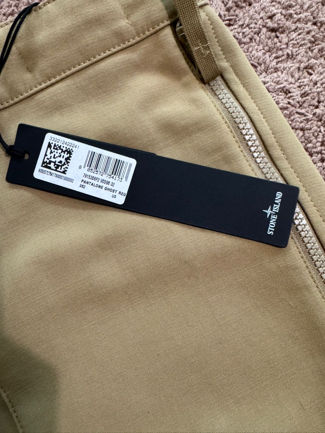 Stone Island Stone Island Ghost Regular Tan 7915306F2 V0098 SZ32 Size US 32 / EU 48 - 4 Thumbnail