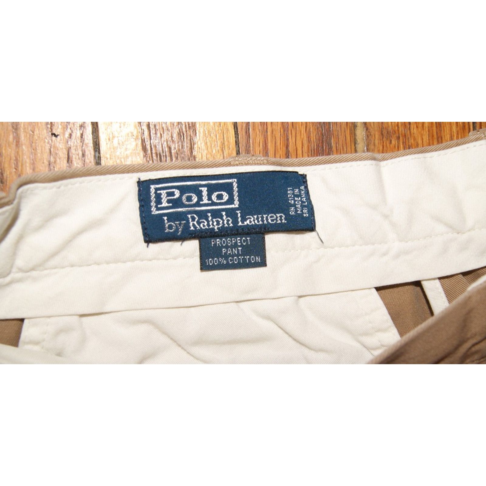 Polo Ralph Lauren VTG Polo Ralph Lauren Prospect Pants Mens 36x32 Tan Khaki Size US 36 / EU 52 - 4 Thumbnail