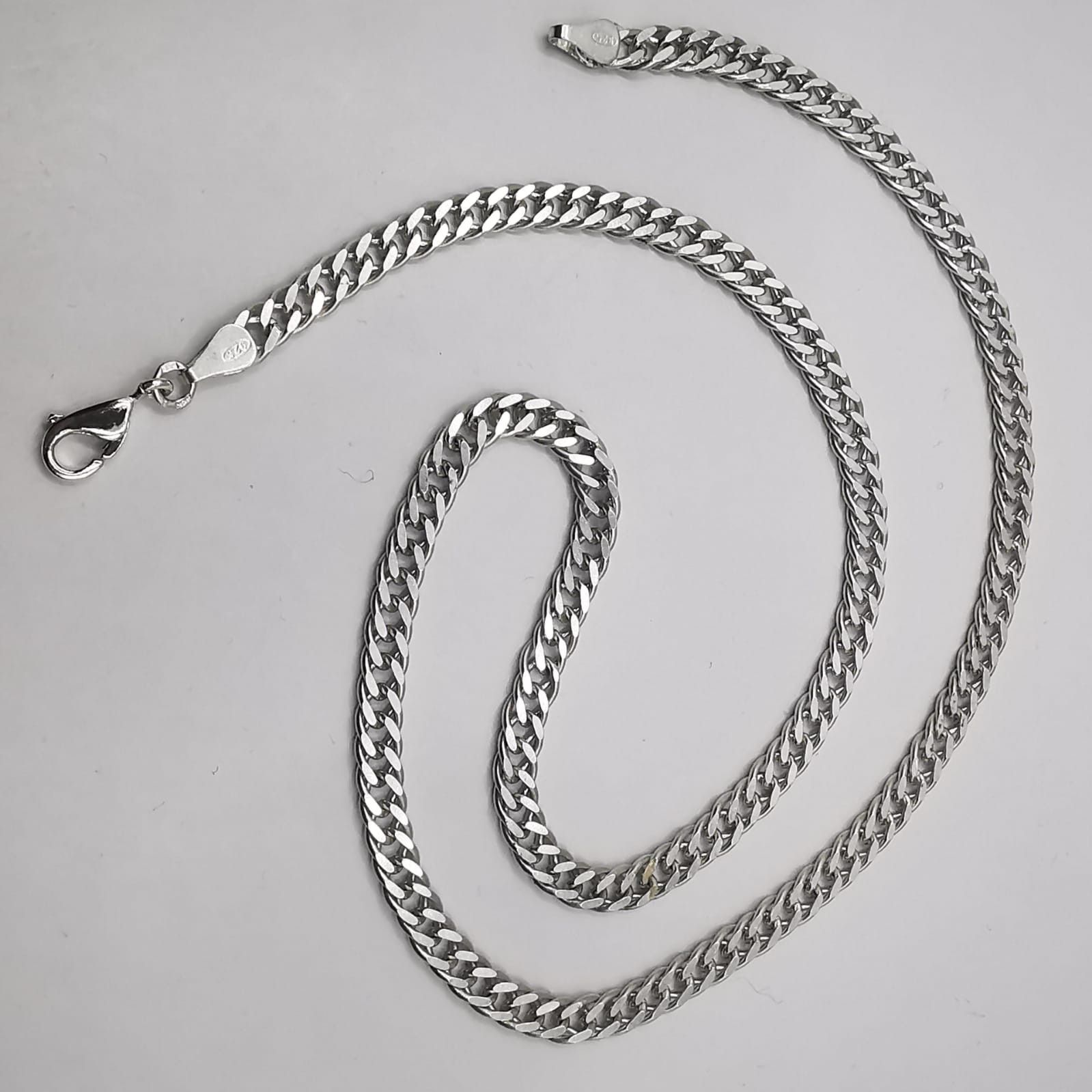 Sterling Silver Vintage Jewelry Chain, 925 Sterling Silver, Signed 22.84g Size ONE SIZE - 3 Thumbnail