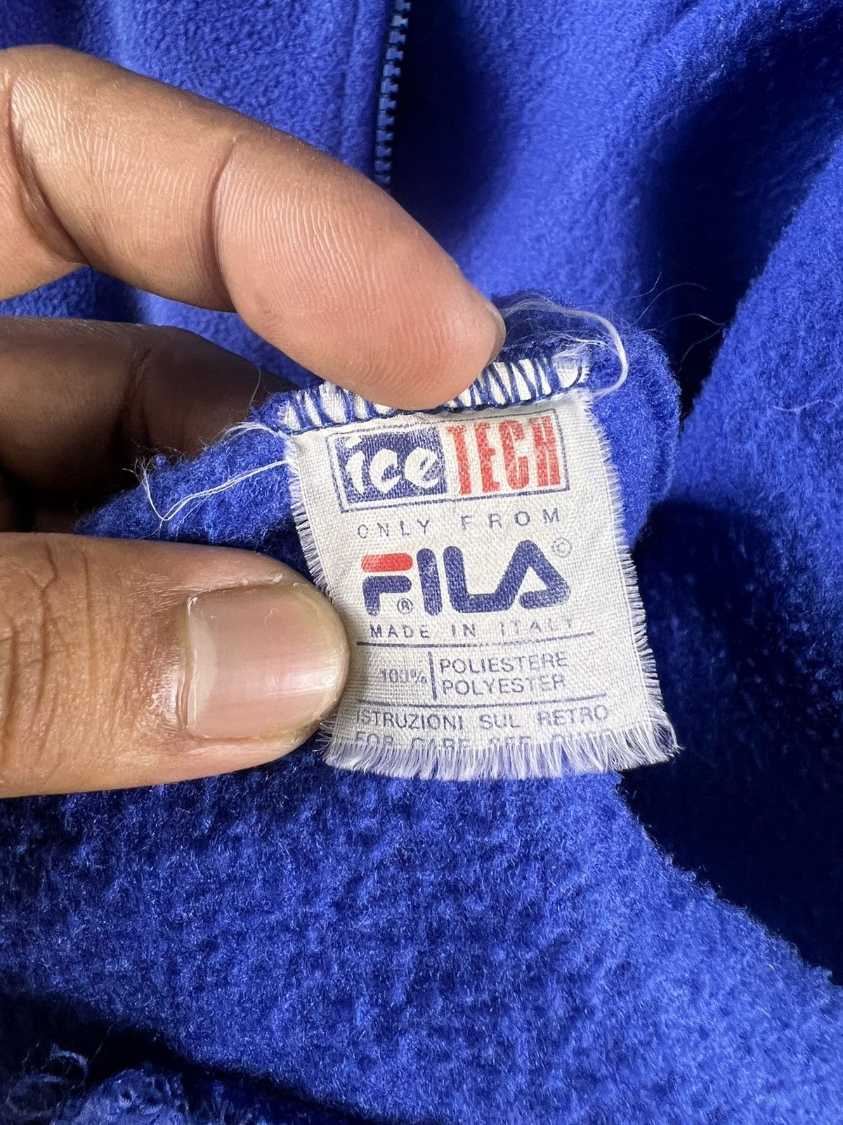 Fila 🔥 Vintage 90's FILA iCE- TECH MADE IN ITALY Fleece jacket Size US L / EU 52-54 / 3 - 9 Thumbnail