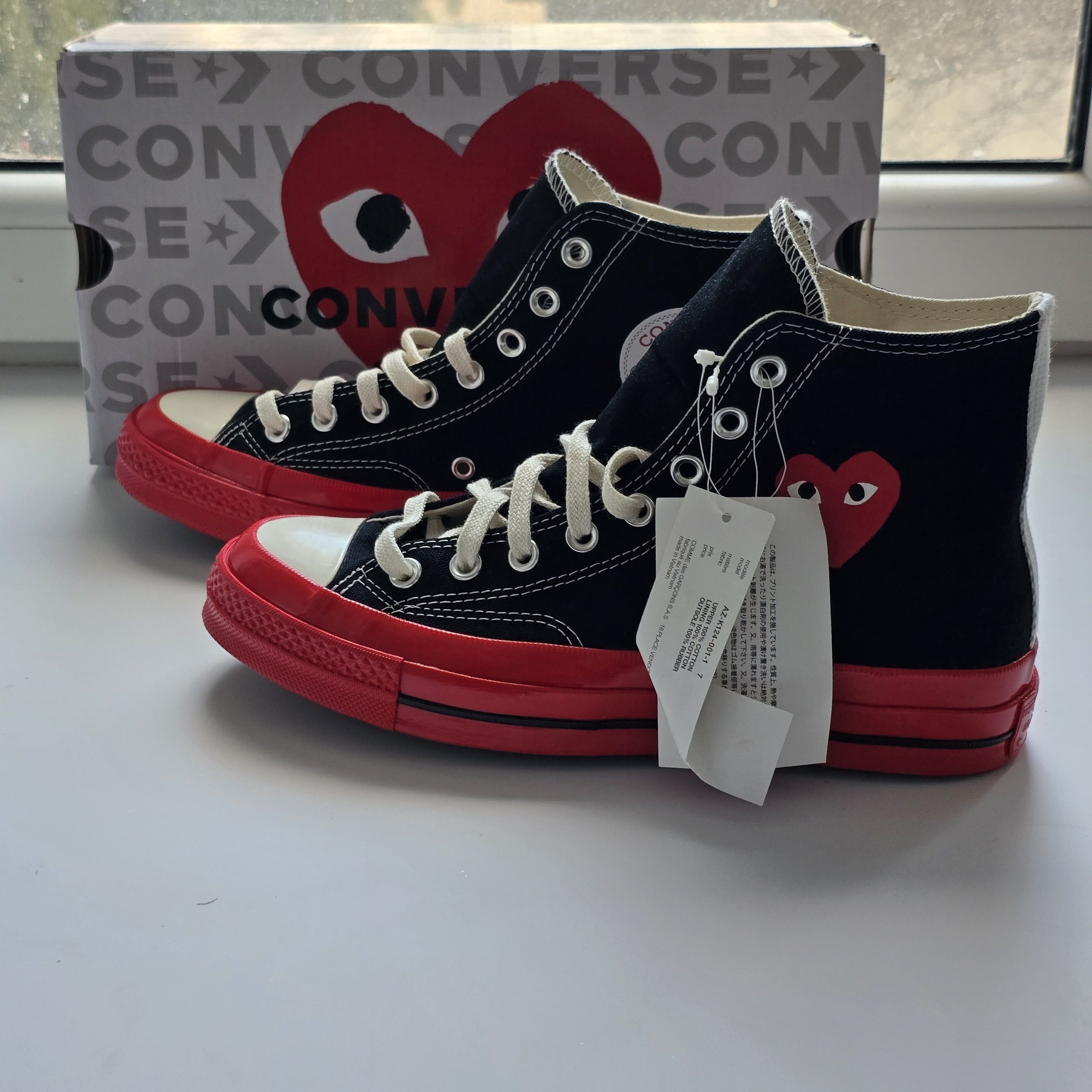 Comme des Garcons PLAY × Converse Converse Chuck 70 x Comme des Garçons PLAY Size US 9.5 / IT 39.5 - 2 Thumbnail