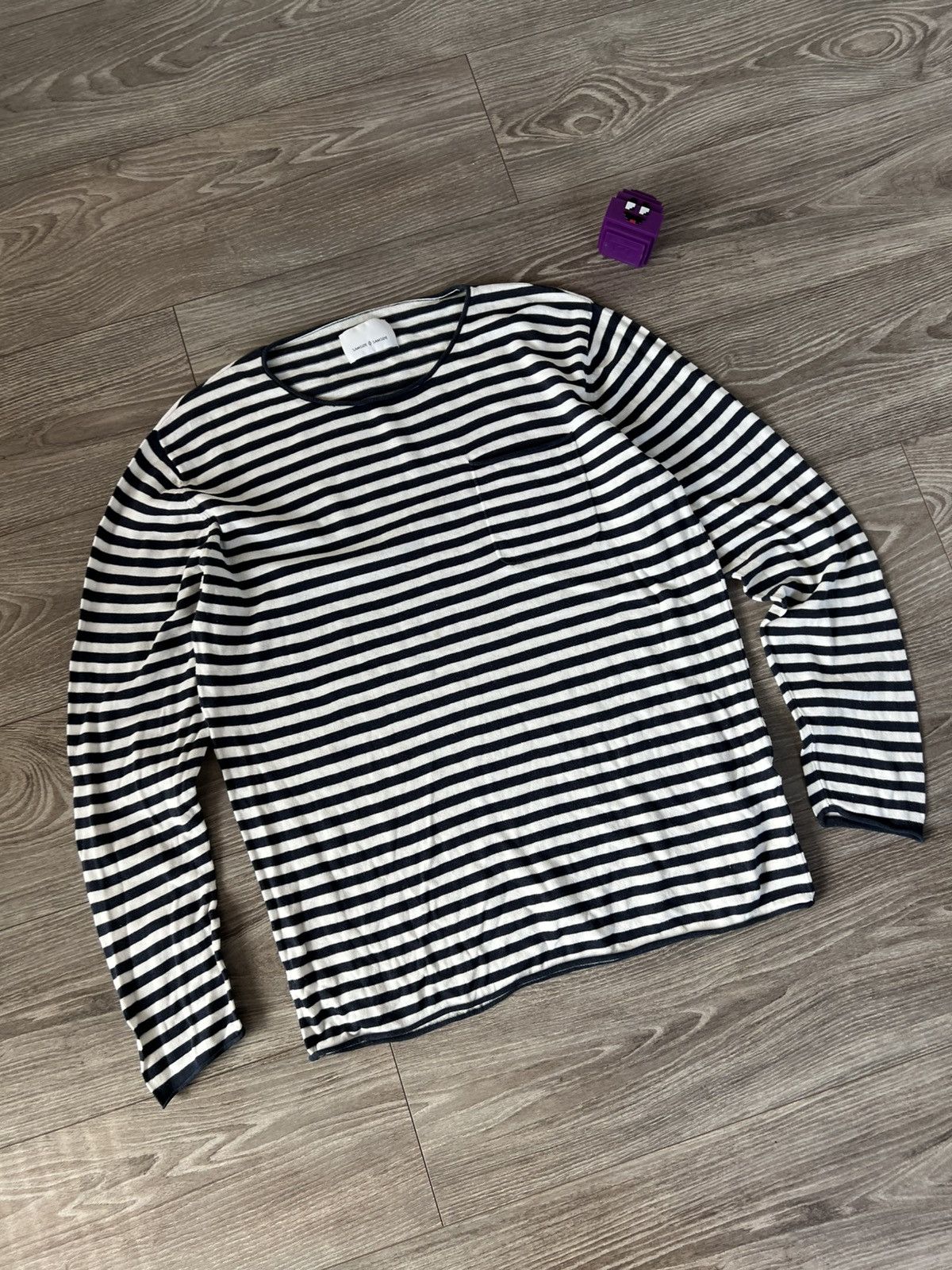 Samsoe Samsoe ‼️Archival Samsoe Samsoe Stripes Y2k Opium Long Sleeve Tee‼️ Size US XL / EU 56 / 4 - 5 Thumbnail
