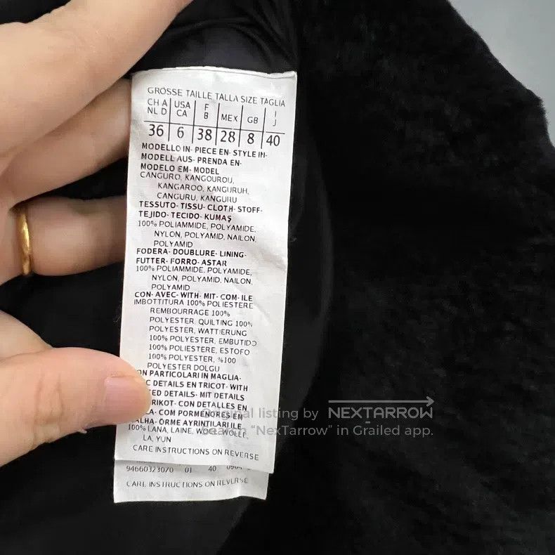 Max Mara Max Mara Patchwork Fur and Knit Jacket Size S / US 4 / IT 40 - 4 Thumbnail
