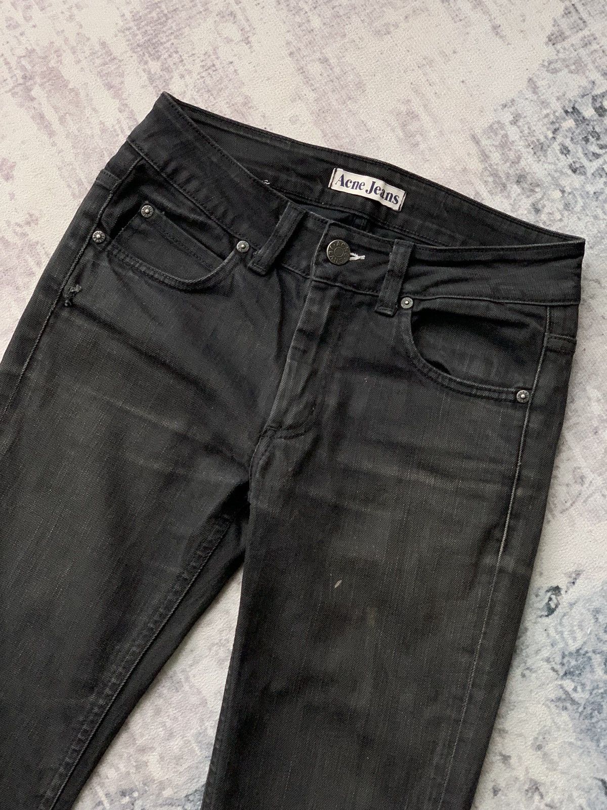 Acne Studios Women’s Acne Black Jeans Size 26" / US 2 / IT 38 - 3 Thumbnail