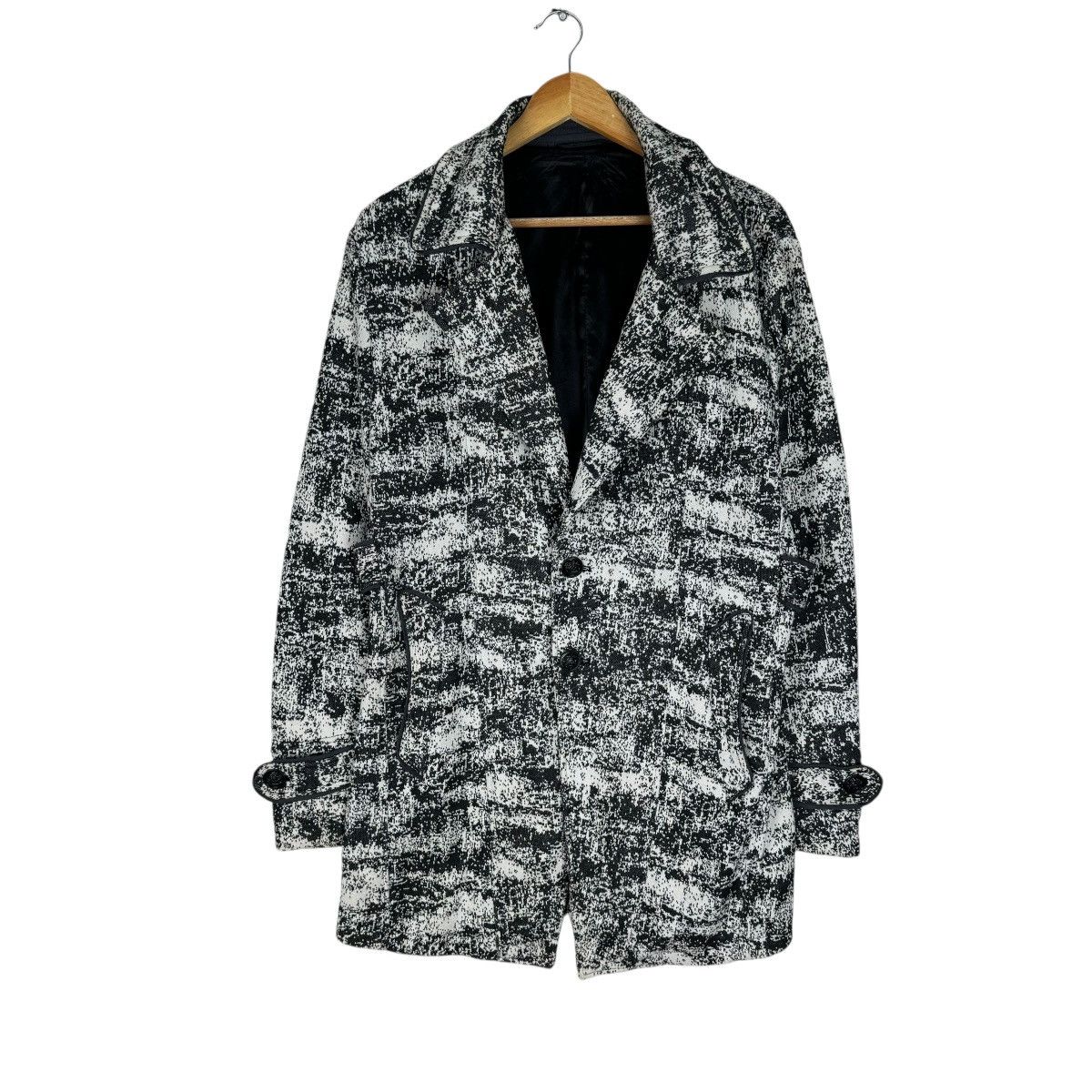 🌟2000s SEMANTIC SPLASH COLOUR BUTTON JACKET