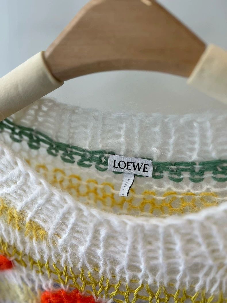 Loewe LOEWE Wool blend rainbow striped loungers Size XS / US 0-2 / IT 36-38 - 2 Thumbnail