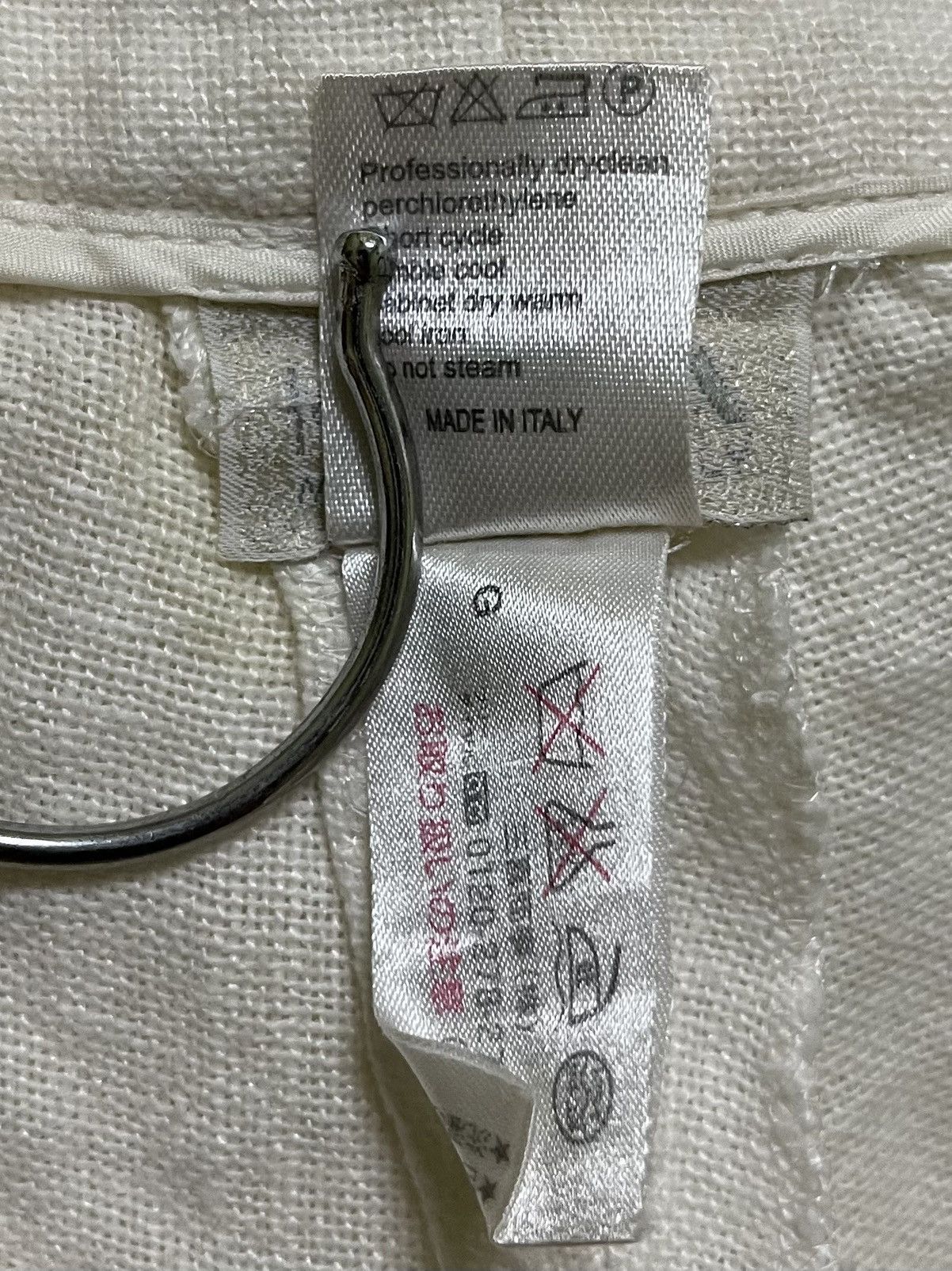 Krizia × Krizia Uomo Krizia Linen Pants Beigi 44 Italy Size 30" / US 8 / IT 44 - 16 Thumbnail