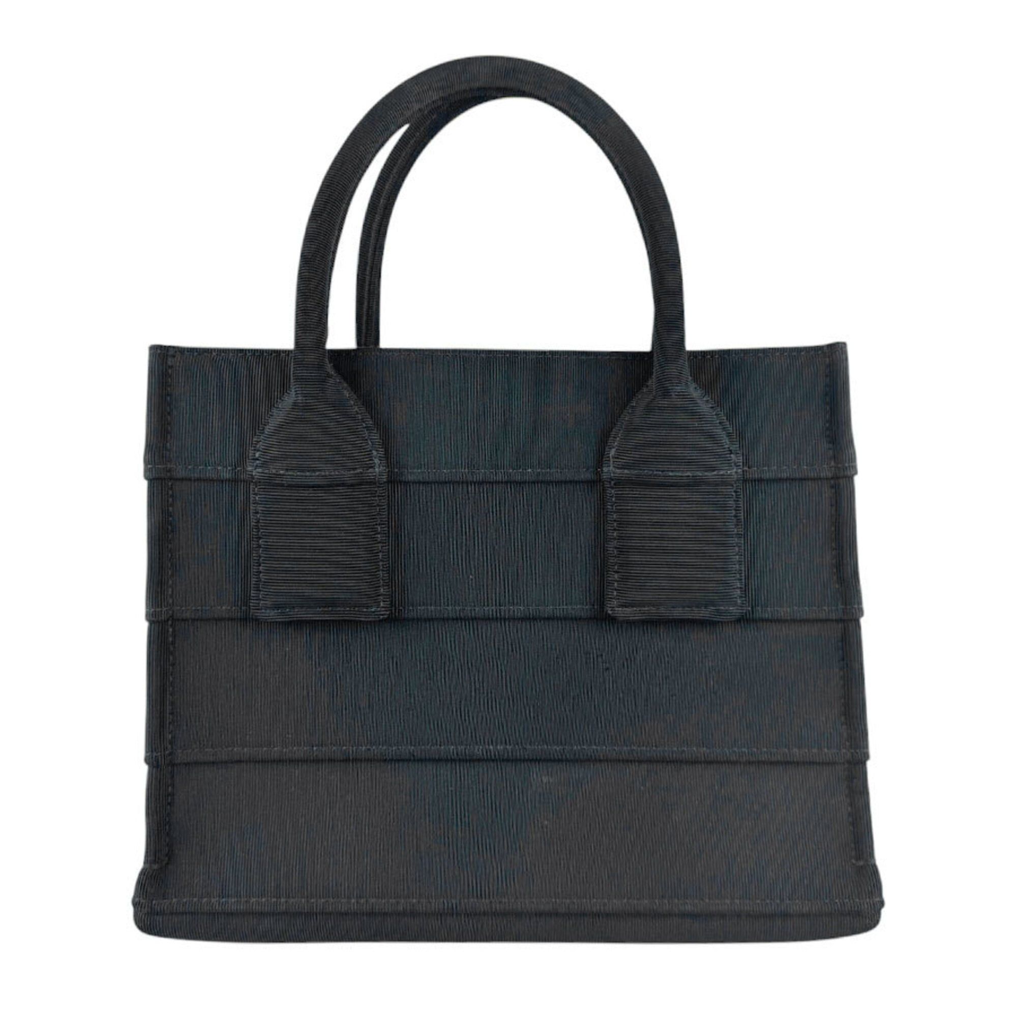 Salvatore Ferragamo Salvatore Ferragamo handbag/tote bag, canvas, black, women's, z9630 Size ONE SIZE - 1 Thumbnail