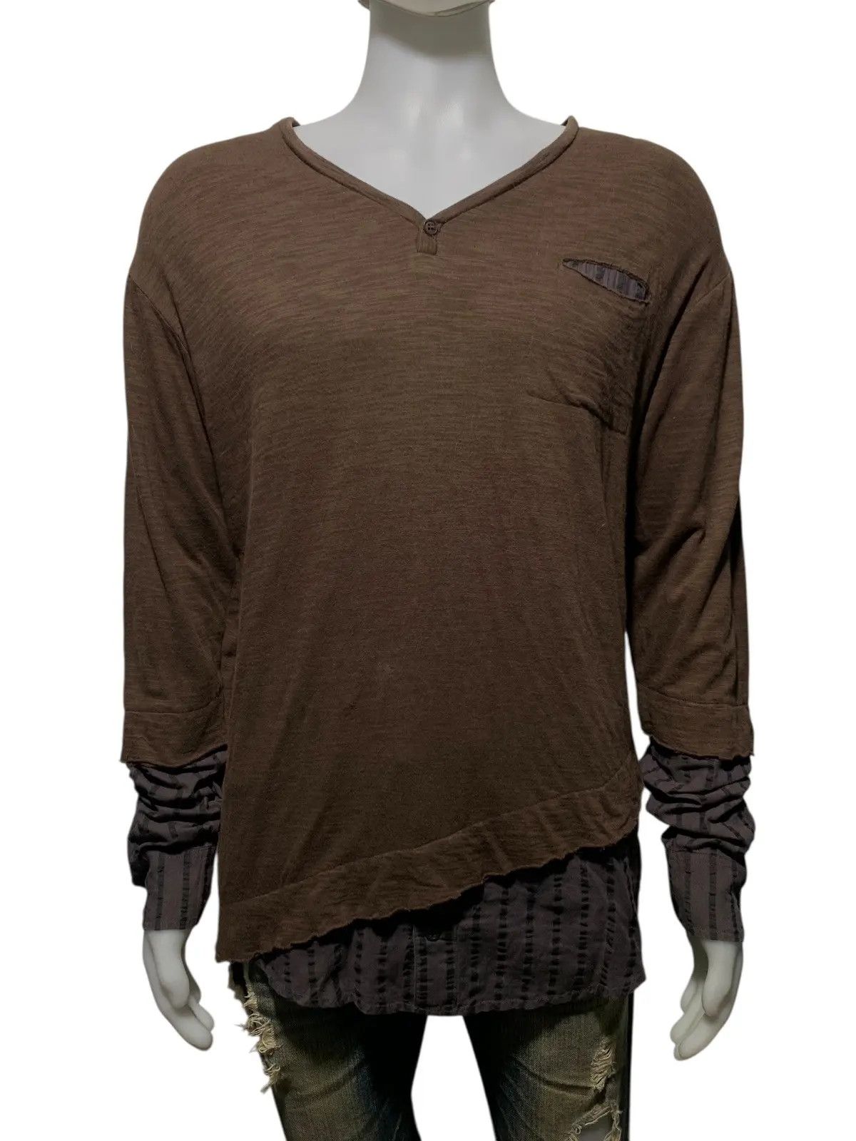 PPFM 2000s PPFM hybrid double layer assymetrical long sleeve Size US L / EU 52-54 / 3 - 1 Thumbnail