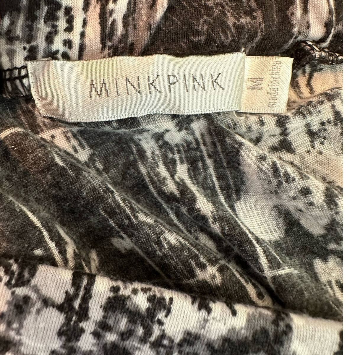 MINKPINK Mink Pink black tie dye studded mini skirt size medium Size 30" / US 8 / IT 44 - 3 Thumbnail