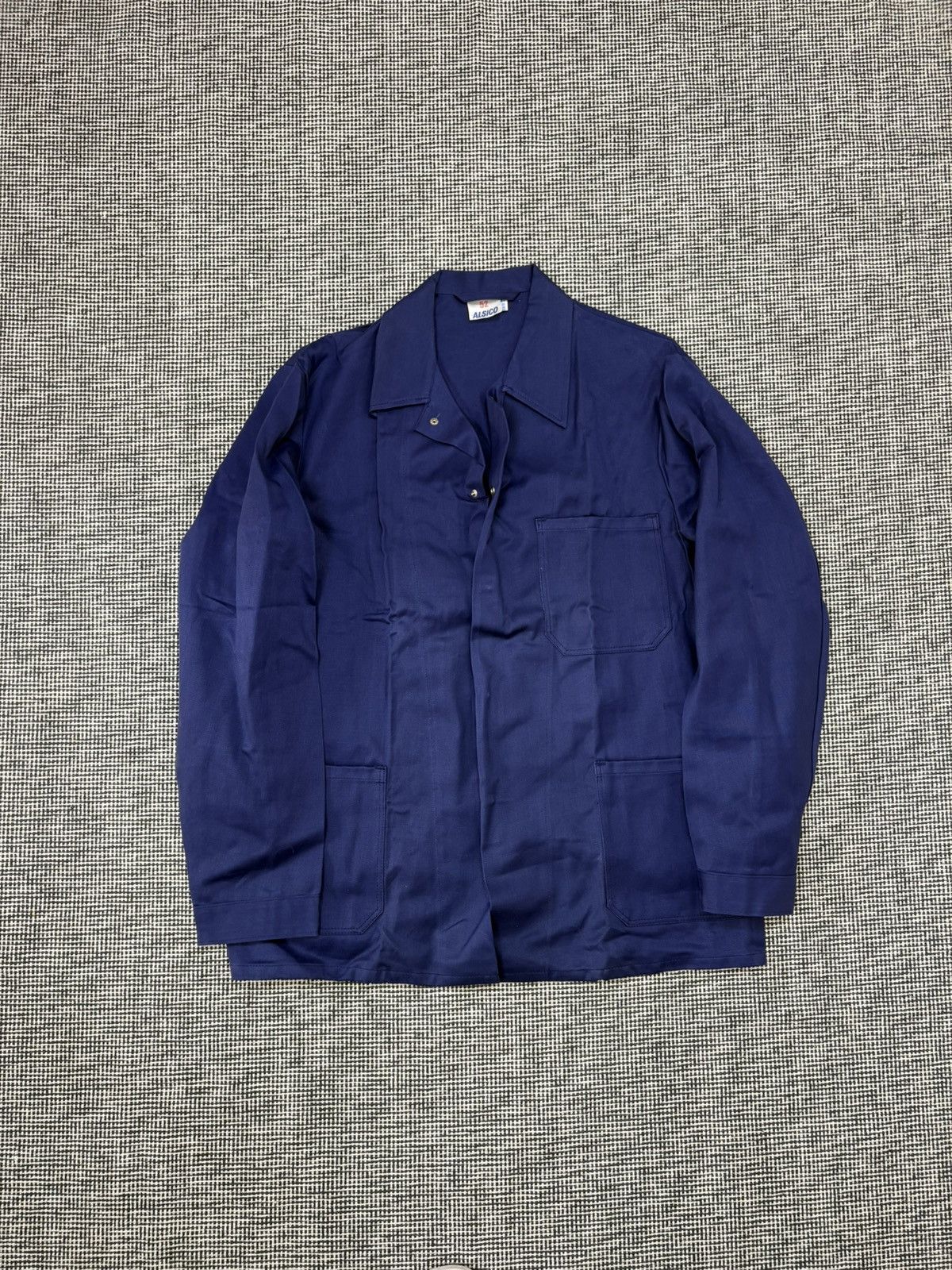 70s like moleskin Alsico French chore coat jacket vintage