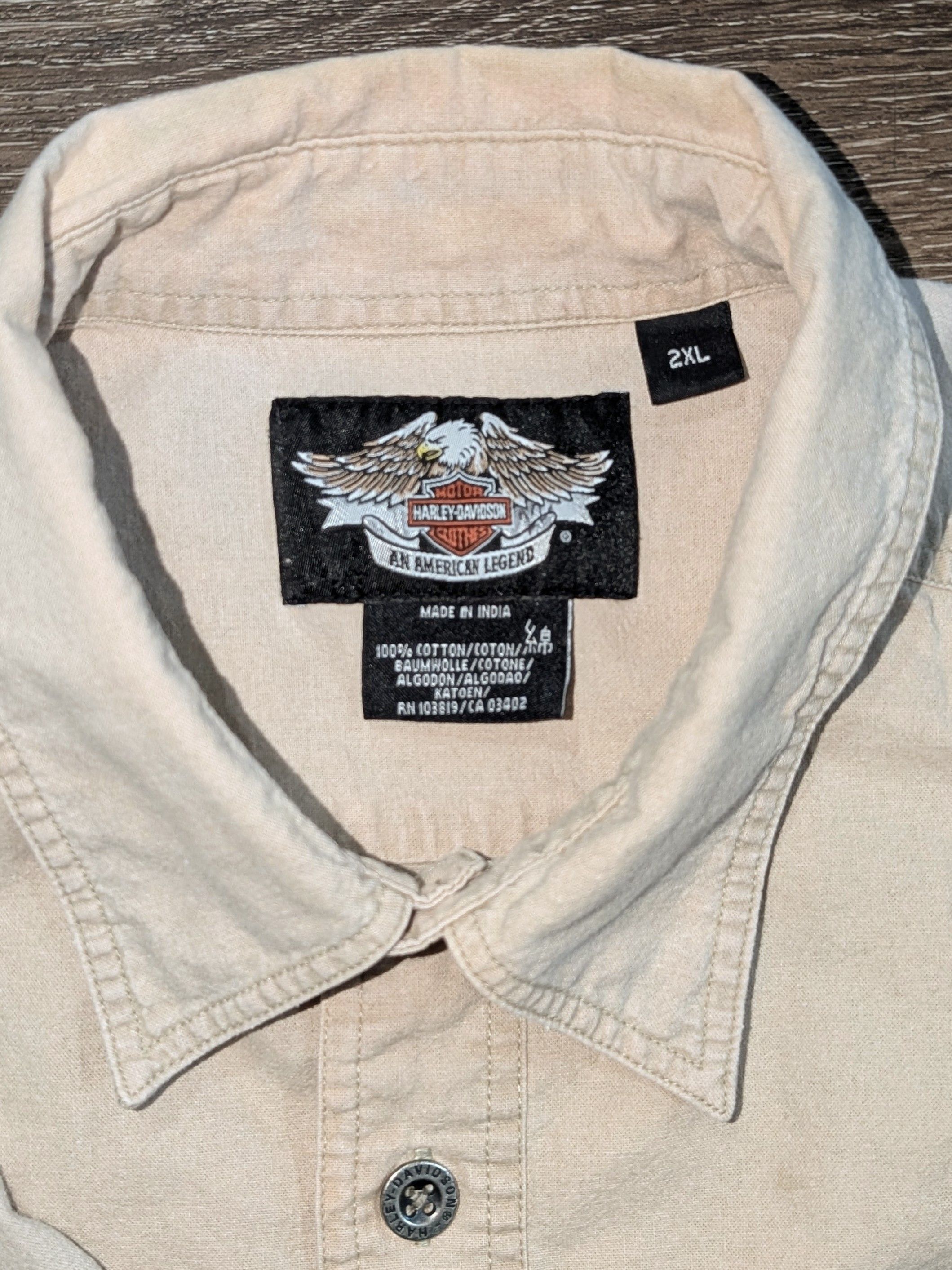 Harley Davidson Harley Davidson the Great Freedom Machine button up shirt Size US XXL / EU 58 / 5 - 7 Thumbnail