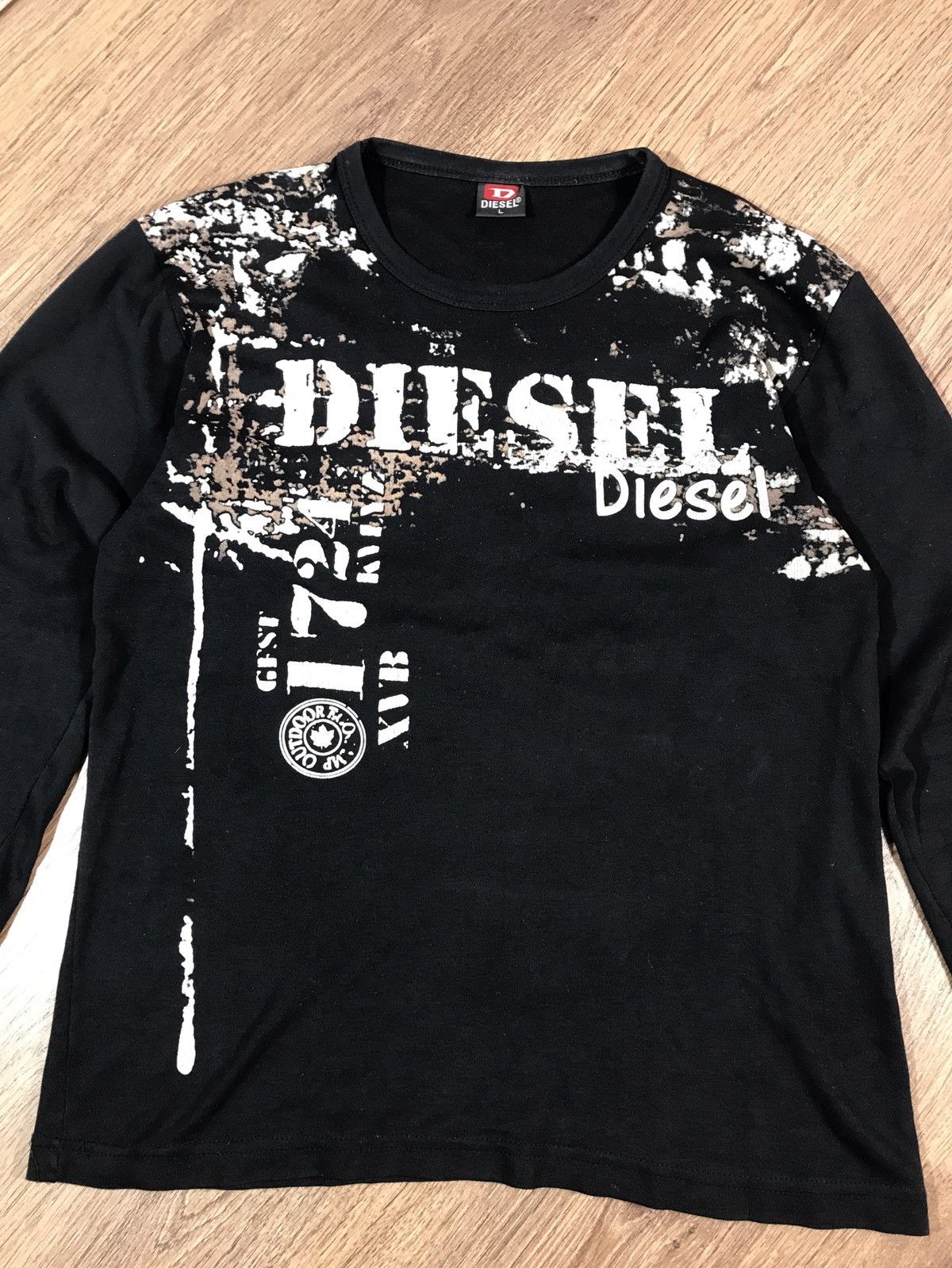 Diesel × Vintage Diesel Vintage Long Sleeve Size US L / EU 52-54 / 3 - 2 Thumbnail
