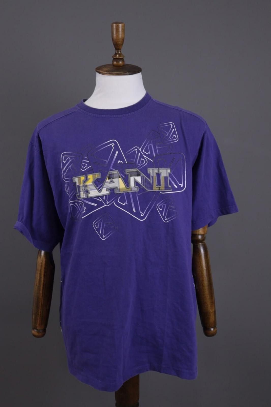 Karl Kani Karl Kani Purple Embroidered Summer Big T-shirt Size S Size US S / EU 44-46 / 1 - 1 Thumbnail