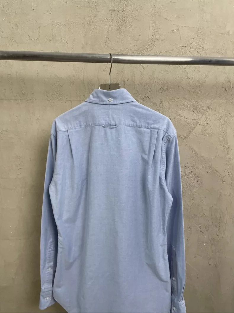 Thom Browne Thom Browne size2 Blue denim striped shirt Size US M / EU 48-50 / 2 - 6 Thumbnail