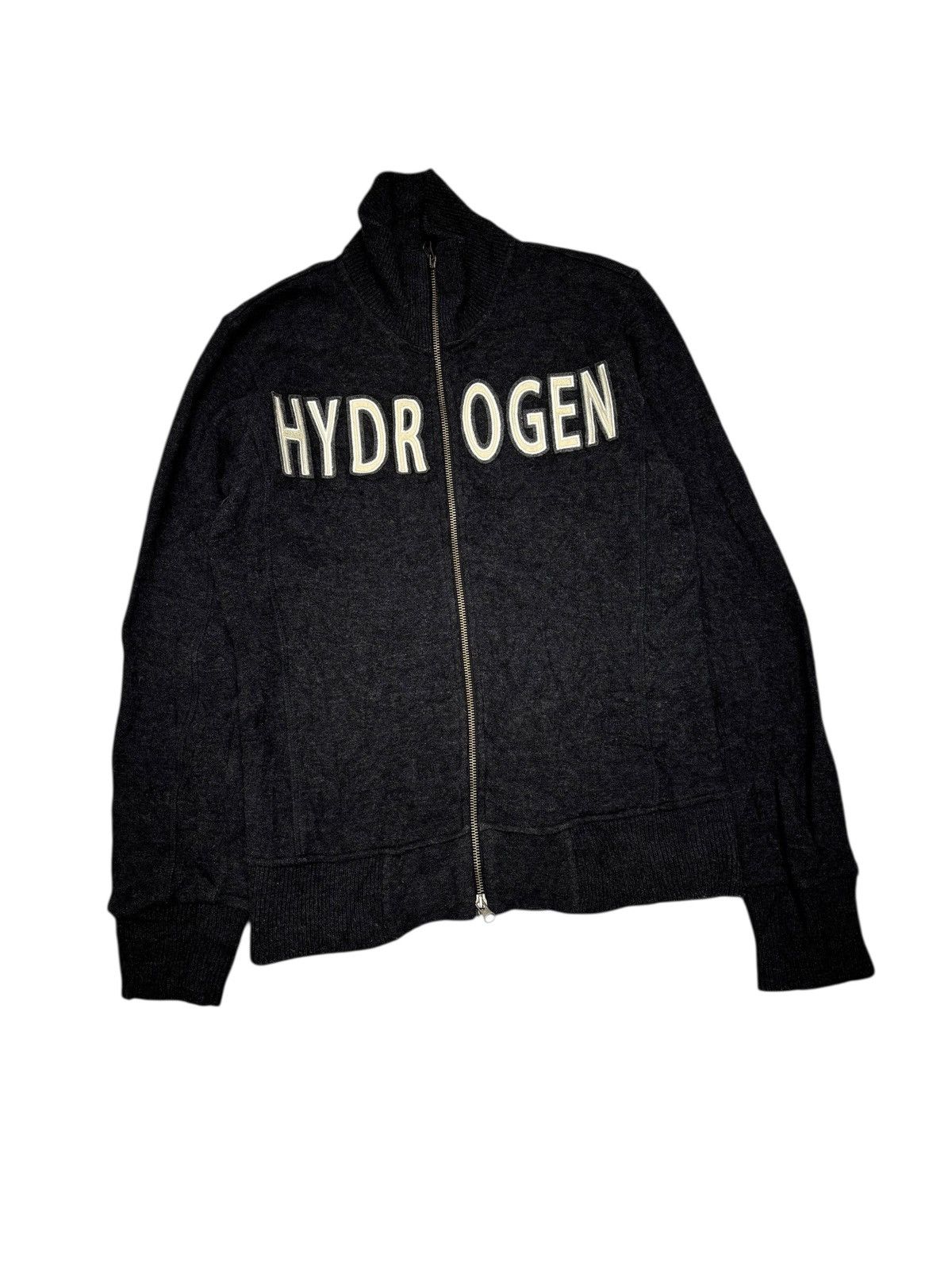 HYDROGEN HYDROGEN PUNK ITALY WOOL BLEND BLACK SWEATER Size US S / EU 44-46 / 1 - 5 Thumbnail