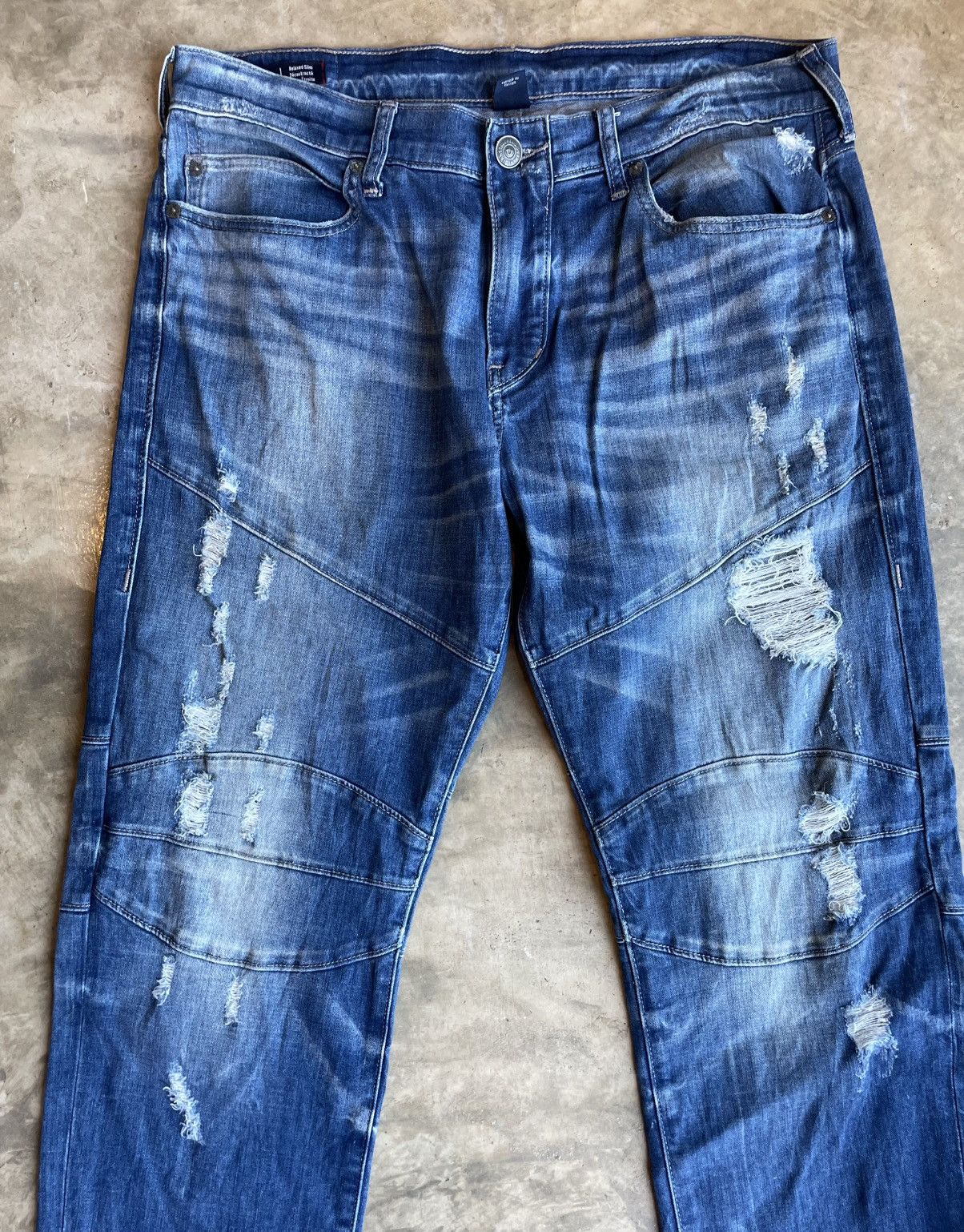 True Religion Vintage True Religion Distressed Jeans Geno Relaxed Slim Size US 32 / EU 48 - 4 Thumbnail