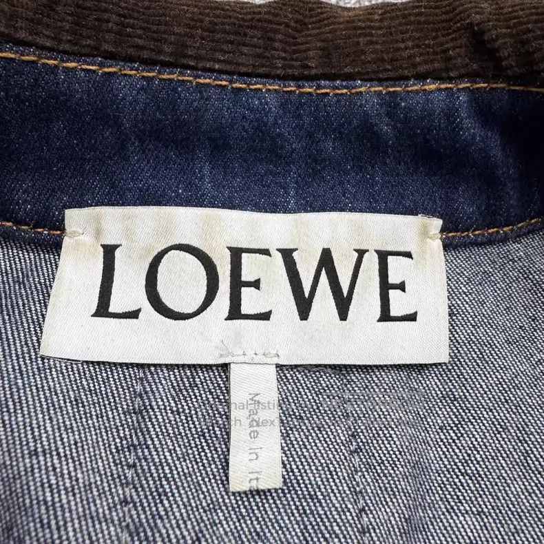 Loewe Loewe Corduroy collar denim jacket Size M / US 6-8 / IT 42-44 - 3 Thumbnail