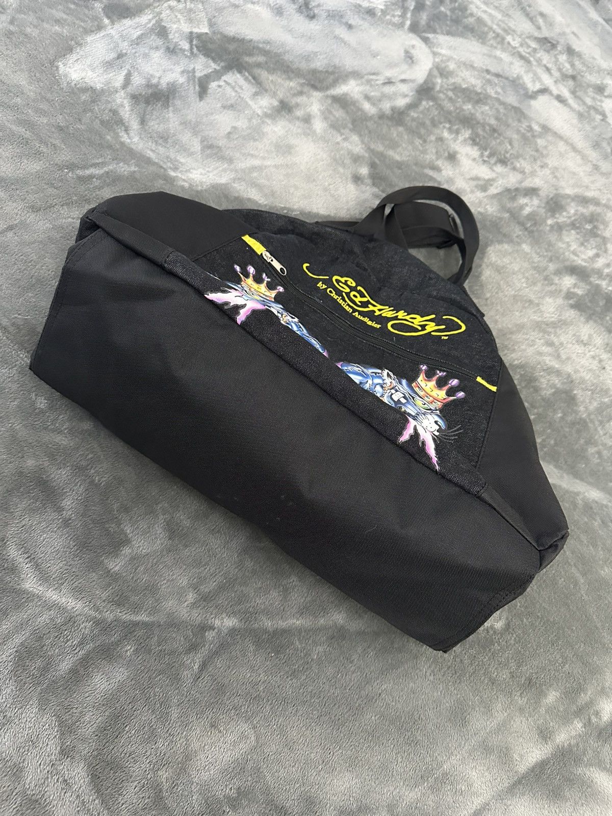 Ed Hardy Vintage Ed Hardy Double Panther Duffle Gym Bag 00s Tattoo Size ONE SIZE - 5 Thumbnail