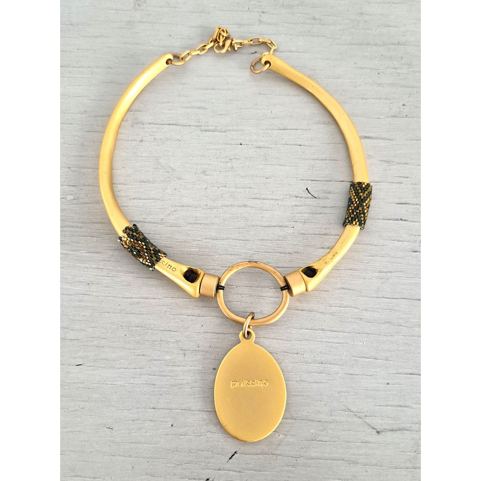 Other Vintage Pulccino Goldtone Collar Necklace Size ONE SIZE - 4 Thumbnail