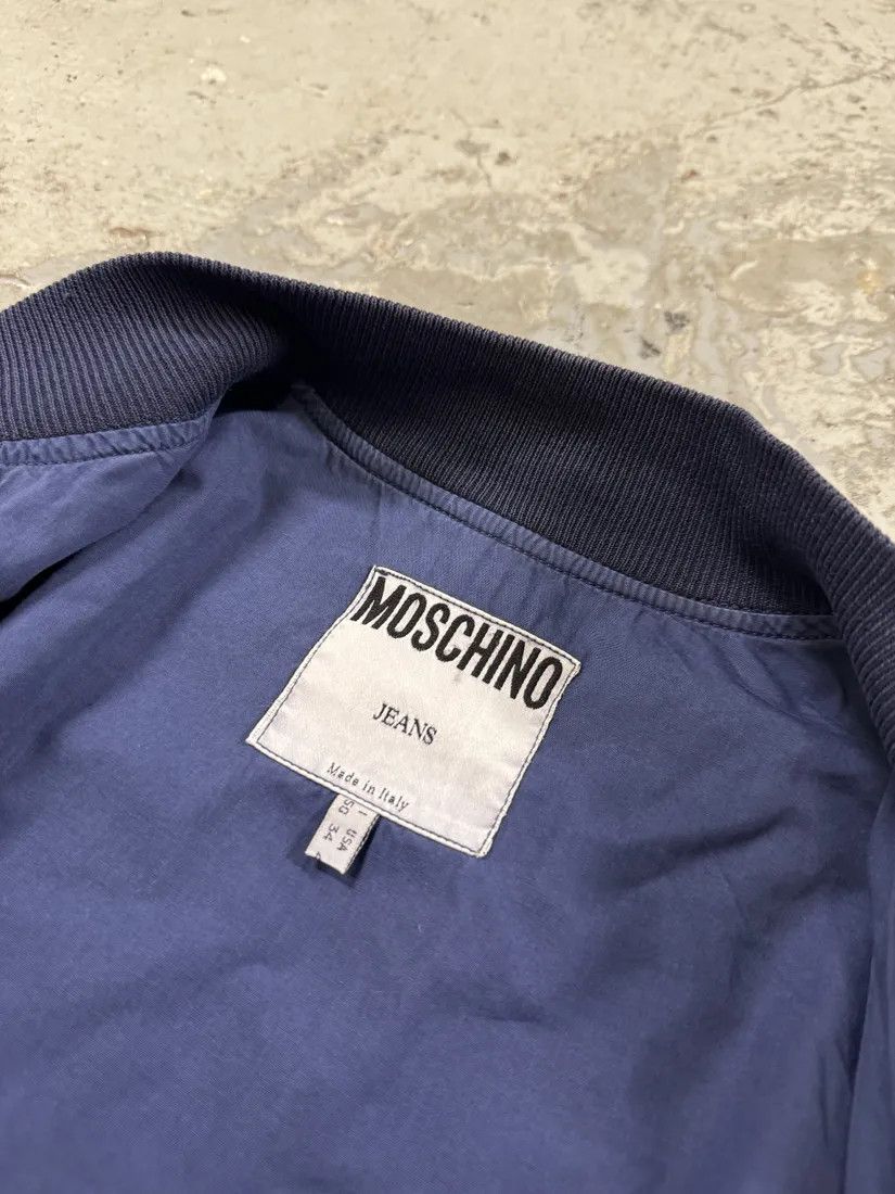 Designer × Moschino × Vintage AW1994 Moschino Blue Relaxed Bomber Jacket Size US M / EU 48-50 / 2 - 9 Thumbnail