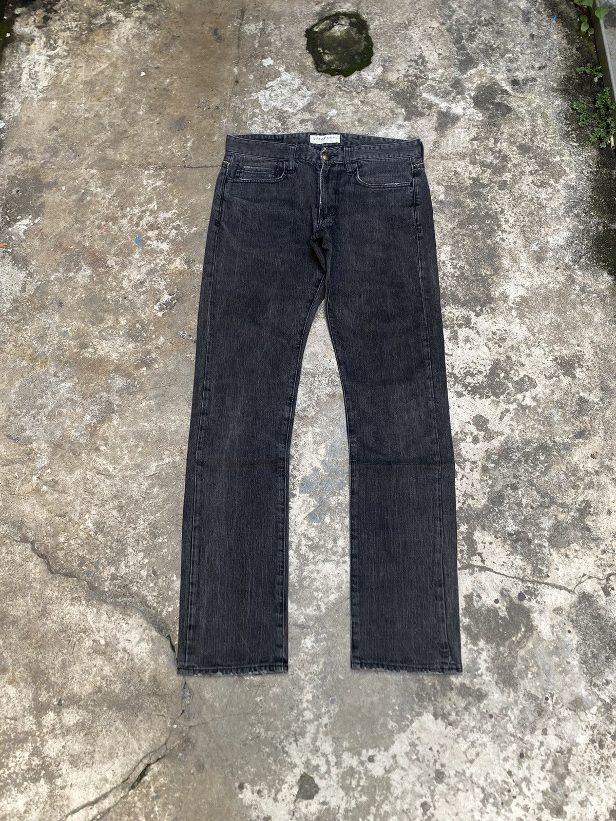 Vanquish Vanquish Tokyo Japan Faded Black Denim Size US 32 / EU 48 - 1 Thumbnail