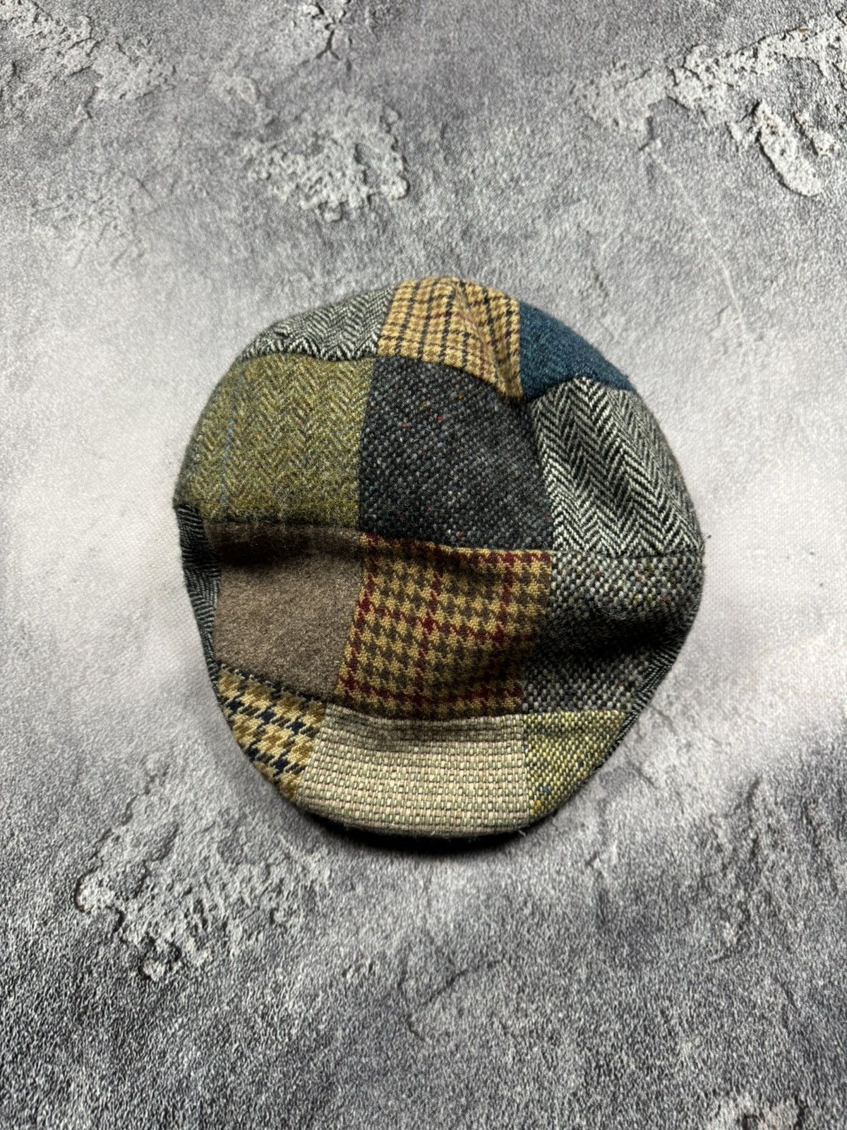 Other Hanna Hats of Donegal Patchwork Flat Cap Size ONE SIZE - 2 Thumbnail