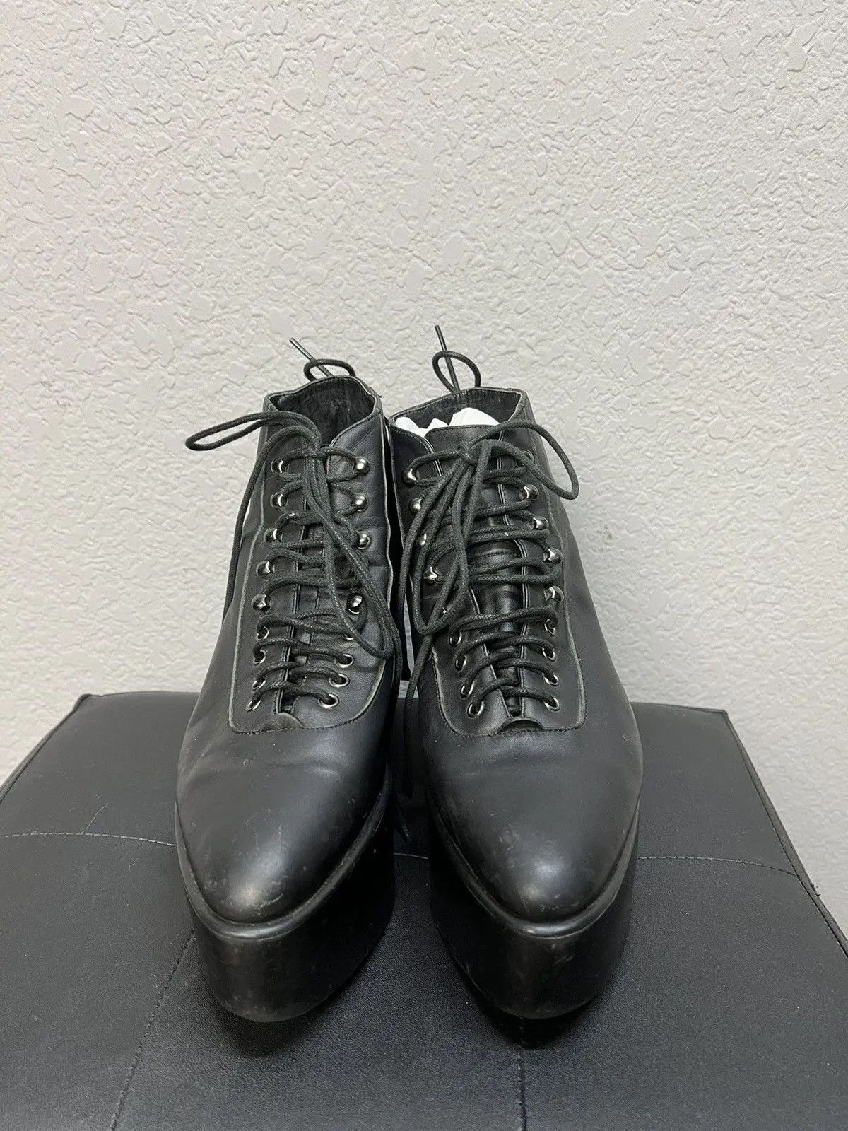 Other Archival Avant-Garde japanese platform belly button boots Size US 9.5 / IT 39.5 - 3 Thumbnail