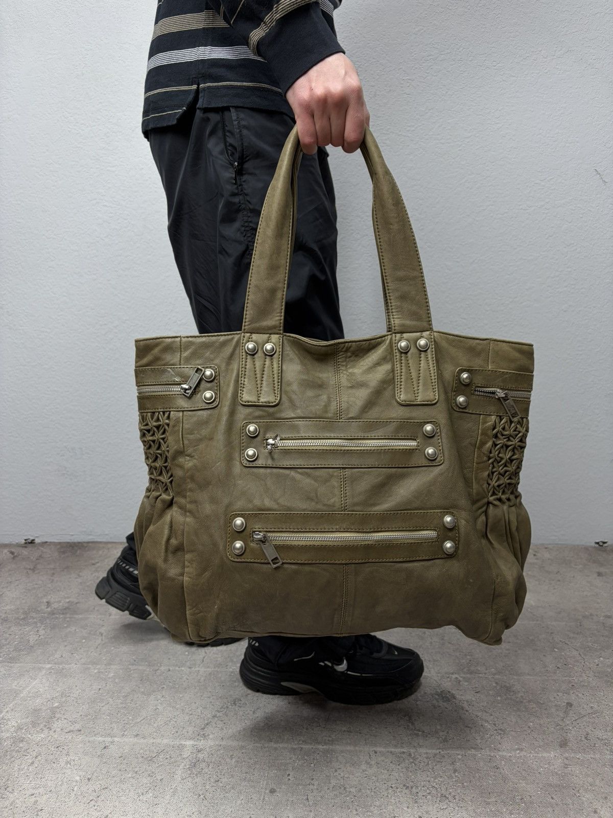 If Six Was Nine Vintage 00s If Six Was Nine Like Balenciaga Leather Bag Size ONE SIZE - 2 Thumbnail