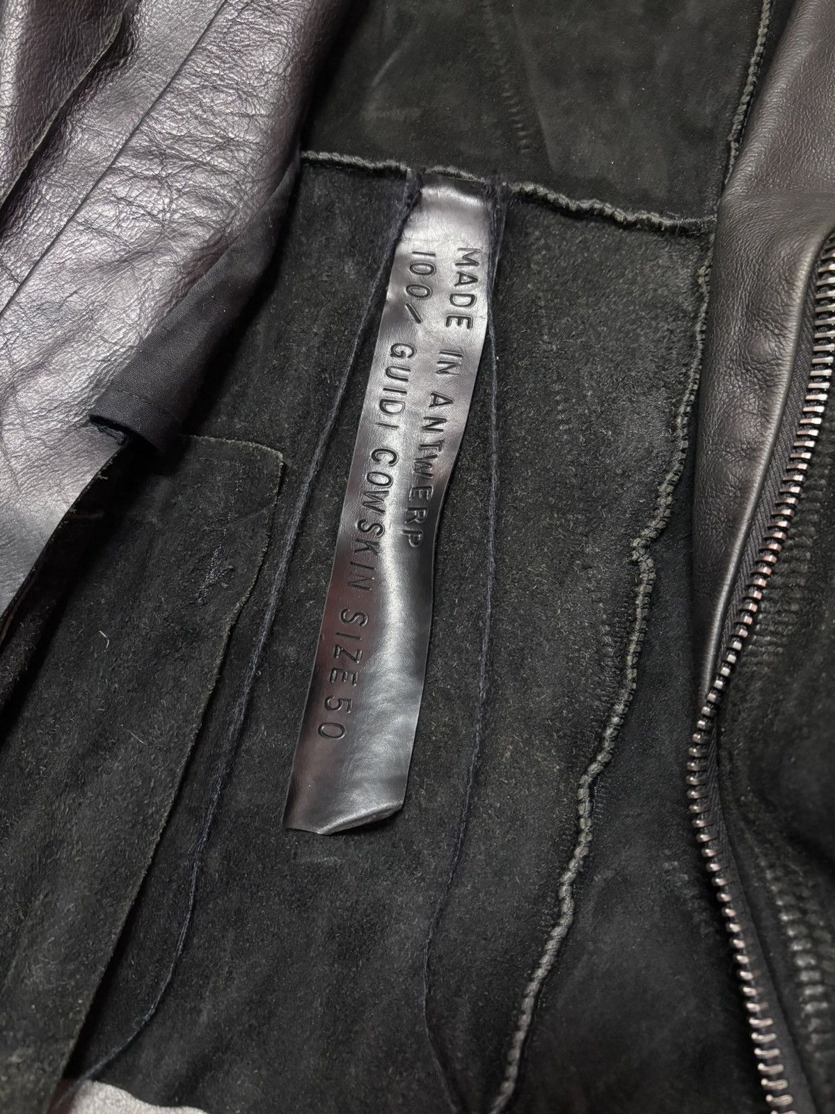 Cedric Jacquemyn A/W 15-16 assymetric zipped jacket