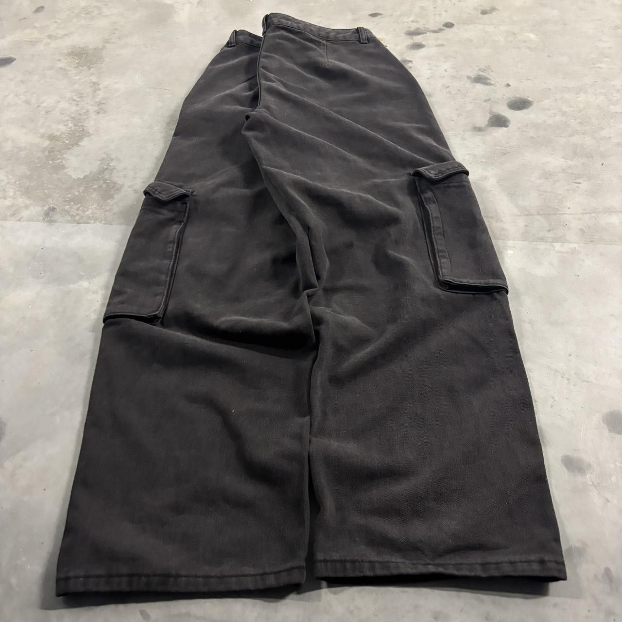 Vintage Crazy Vintage Y2K/2000s Baggy Grunge Black Streetwear Cargo Jeans! 36x32 Size US 36 / EU 52 - 4 Thumbnail