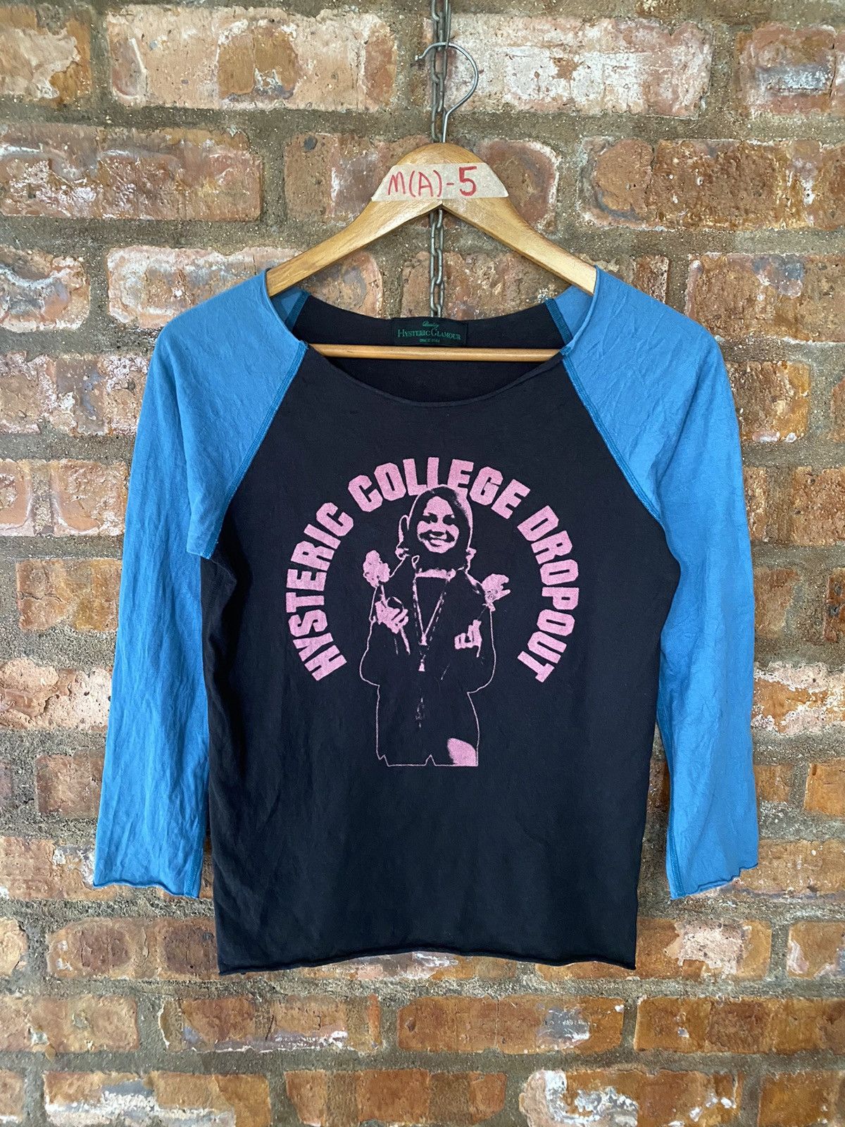 Hysteric Glamour 1990s College destroy hem shirt Size S / US 4 / IT 40 - 2 Thumbnail