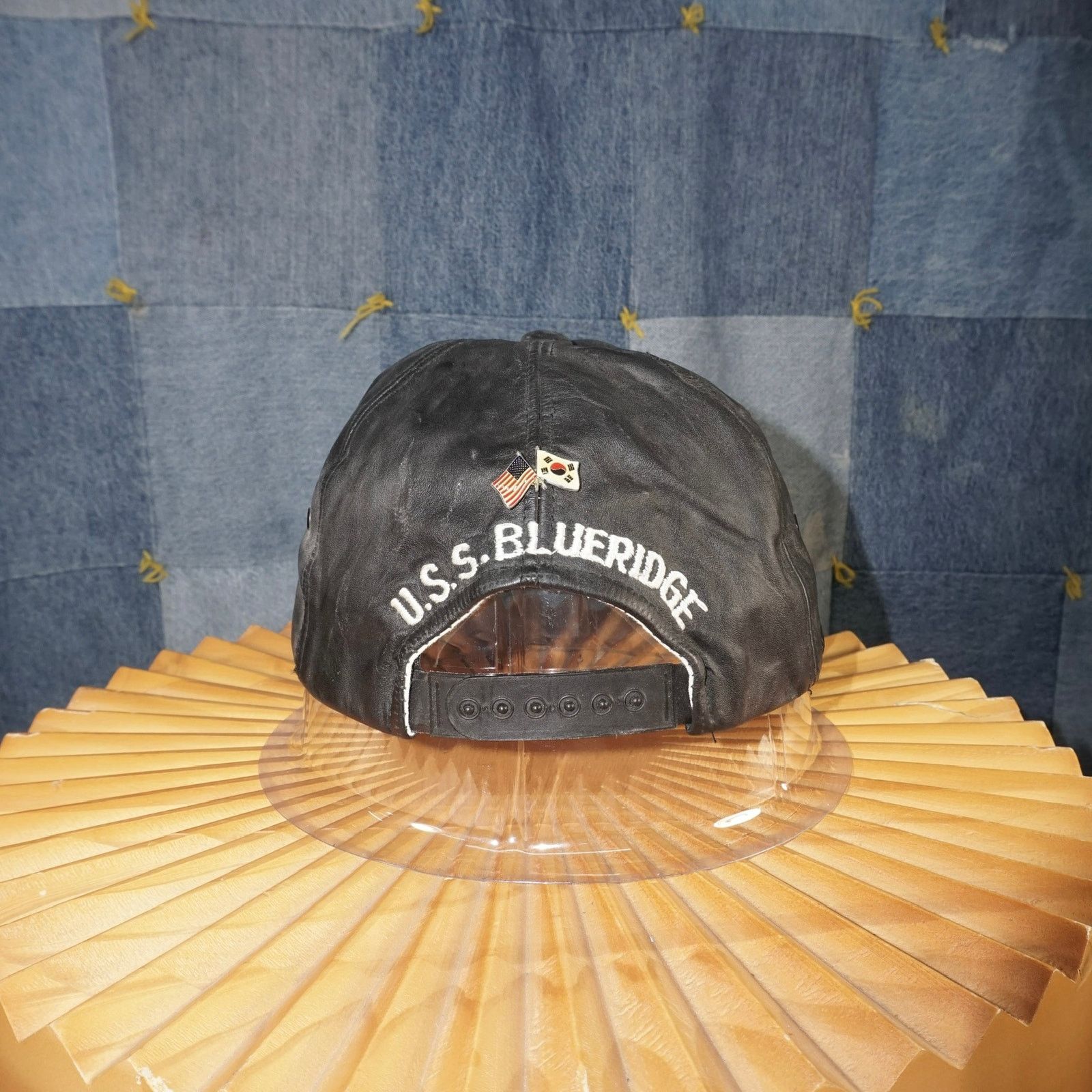 Vintage OSFA - Vintage korea team spirit 1993 embroider leather hat Size ONE SIZE - 4 Thumbnail