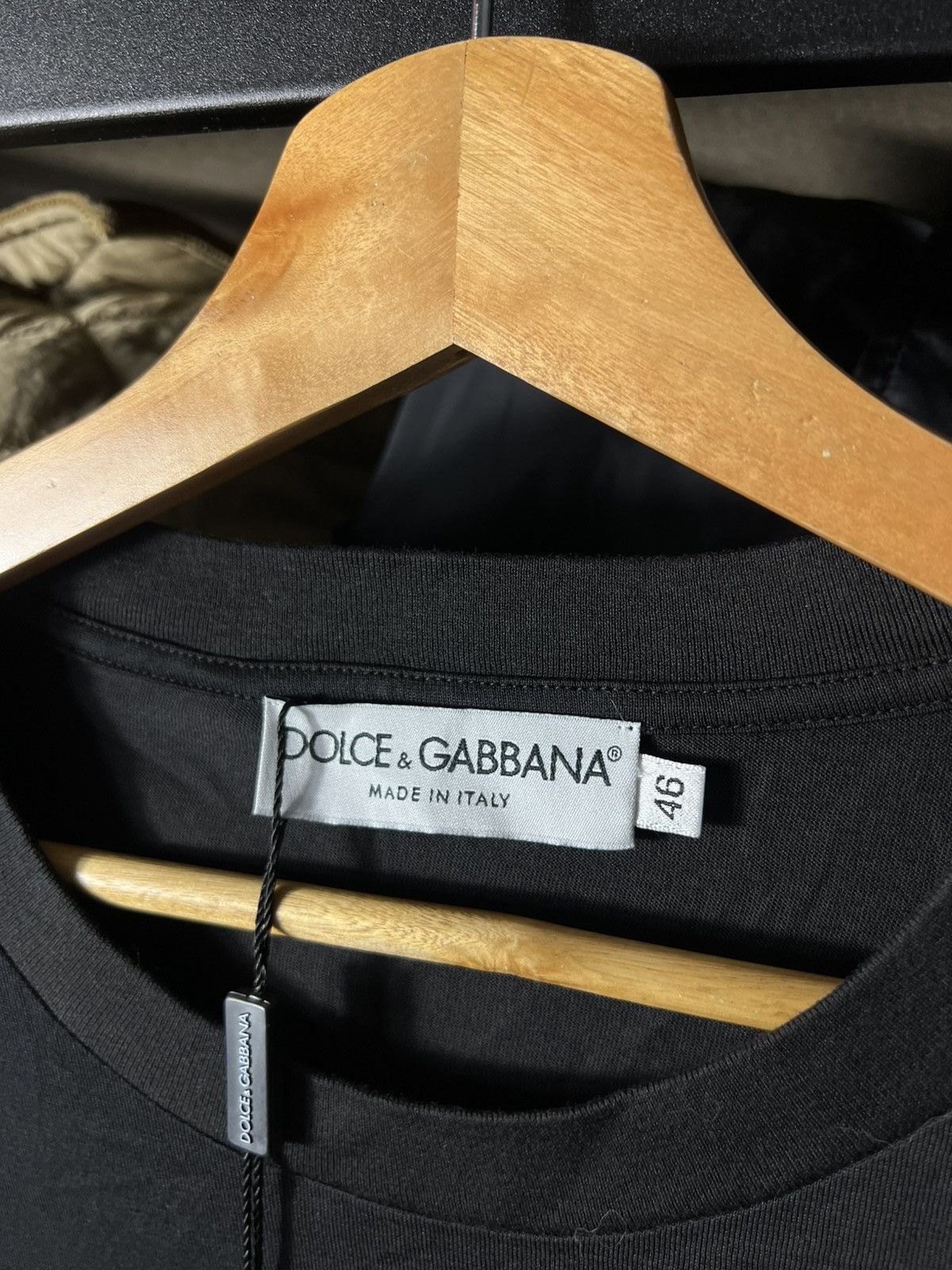 Dolce & Gabbana DOLCE & GABBANA T-shirt Black Cotton Size S IT46 Size US S / EU 44-46 / 1 - 6 Thumbnail
