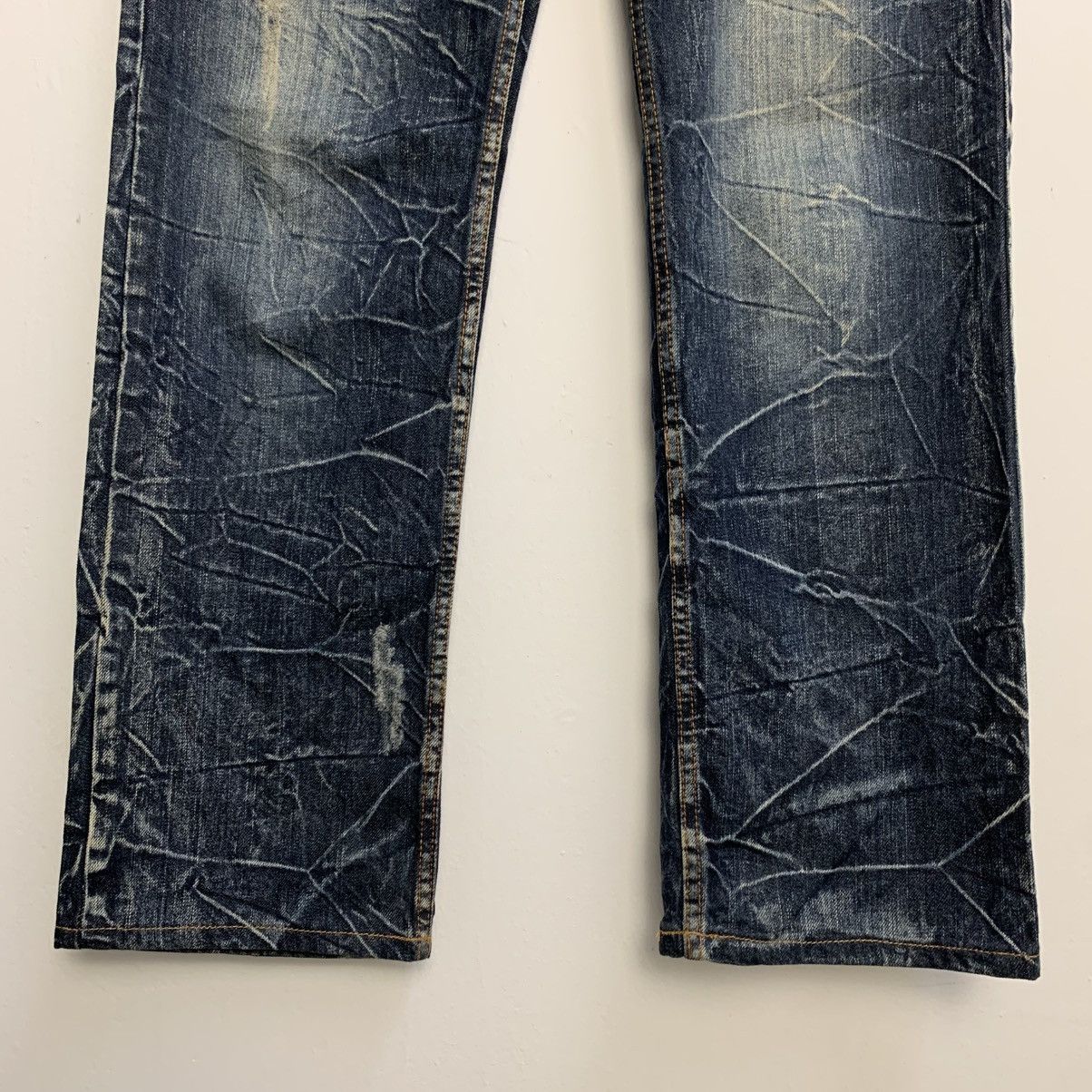 If Six Was Nine × Japanese Brand Nylaus Denim Rare Rainbow Belt Loop Jeans Size US 32 / EU 48 - 5 Thumbnail