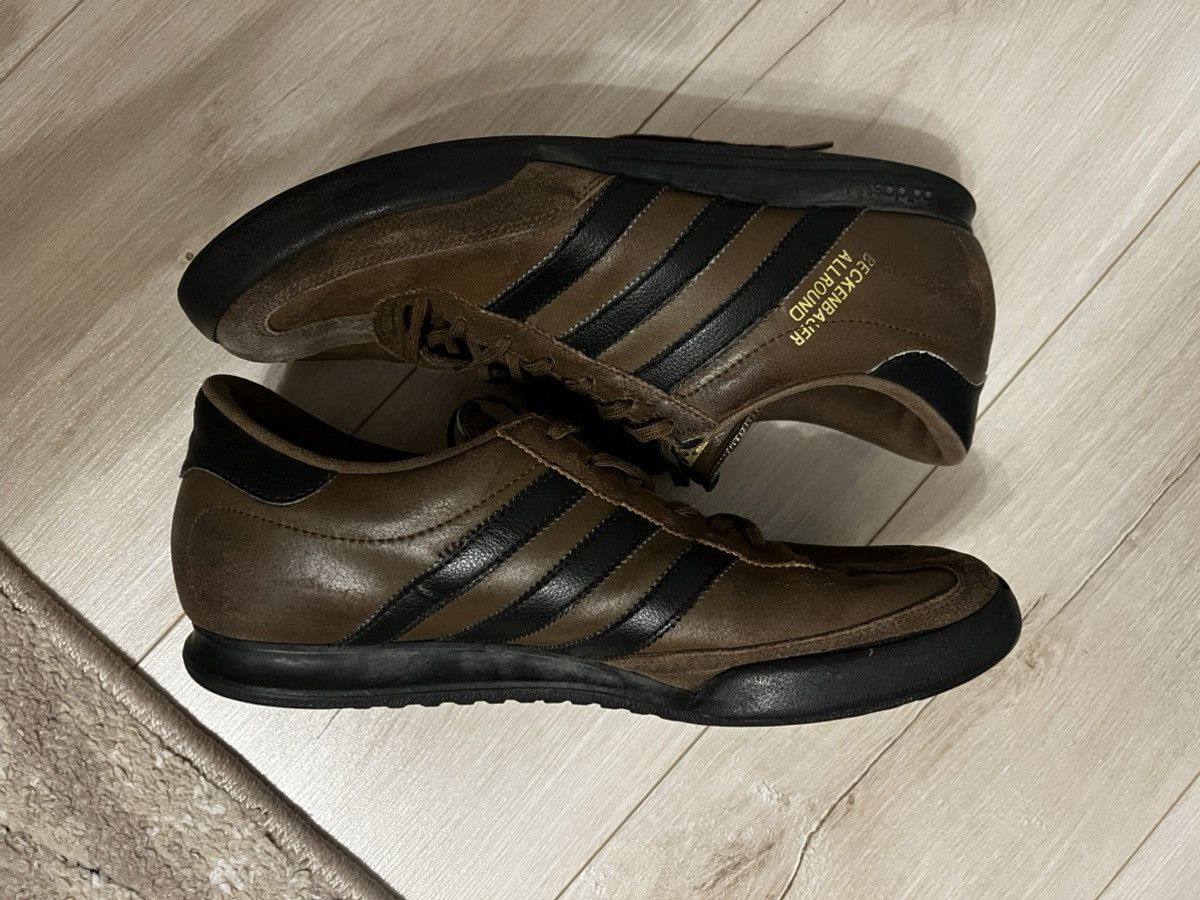 Adidas Adidas Originals Beckenbauer Allround Brown Leather Sneakers Size US 10 / EU 43 - 9 Thumbnail