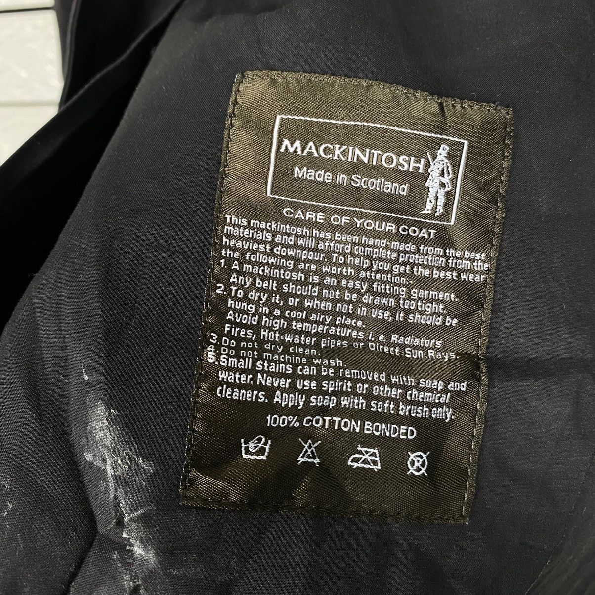 Mackintosh 📌Vintage Wax Long Jacket Chore Mackintosh Size US XXS / EU 40 - 19 Thumbnail