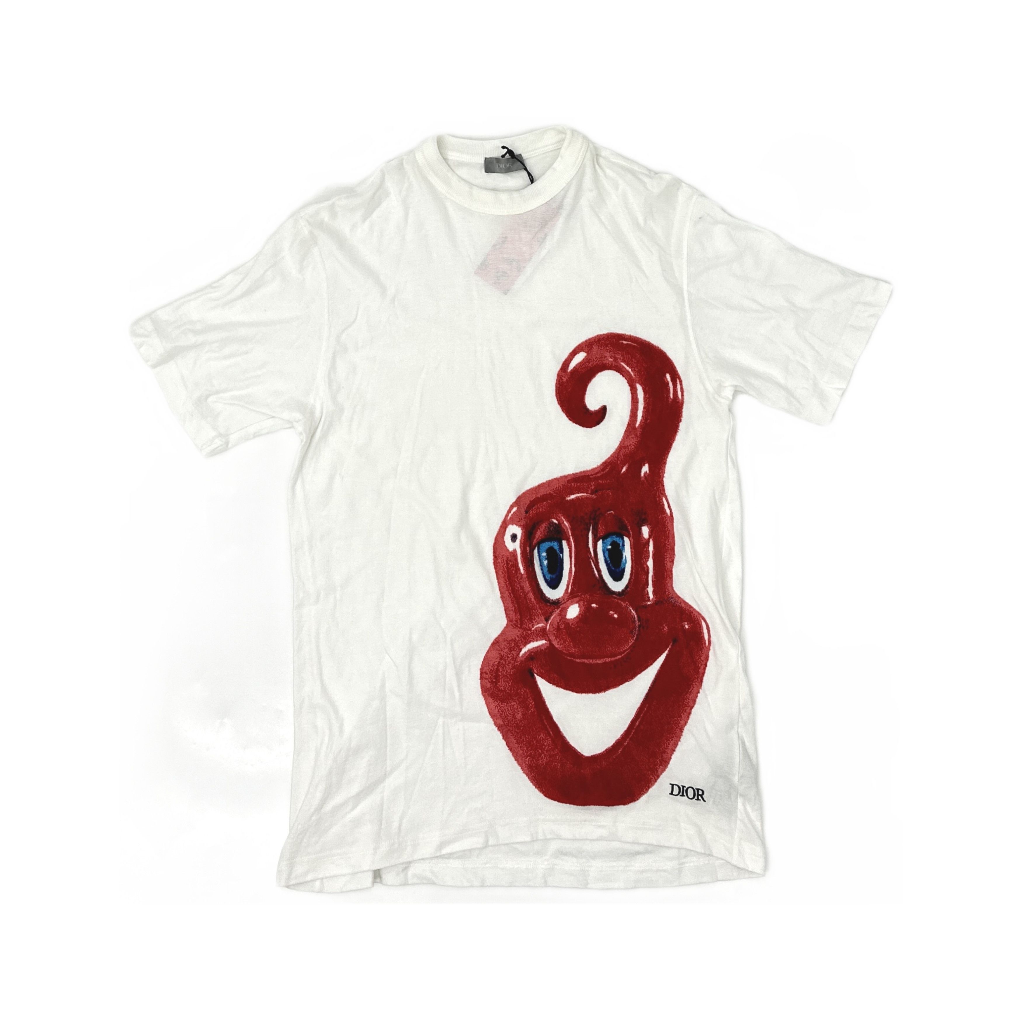Dior × Hedi Slimane Original Dior Homme AW04 e white t-shirt size