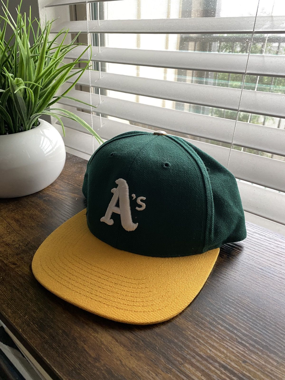 Vintage Vintage Oakland As Snapback Hat Size ONE SIZE - 2 Thumbnail