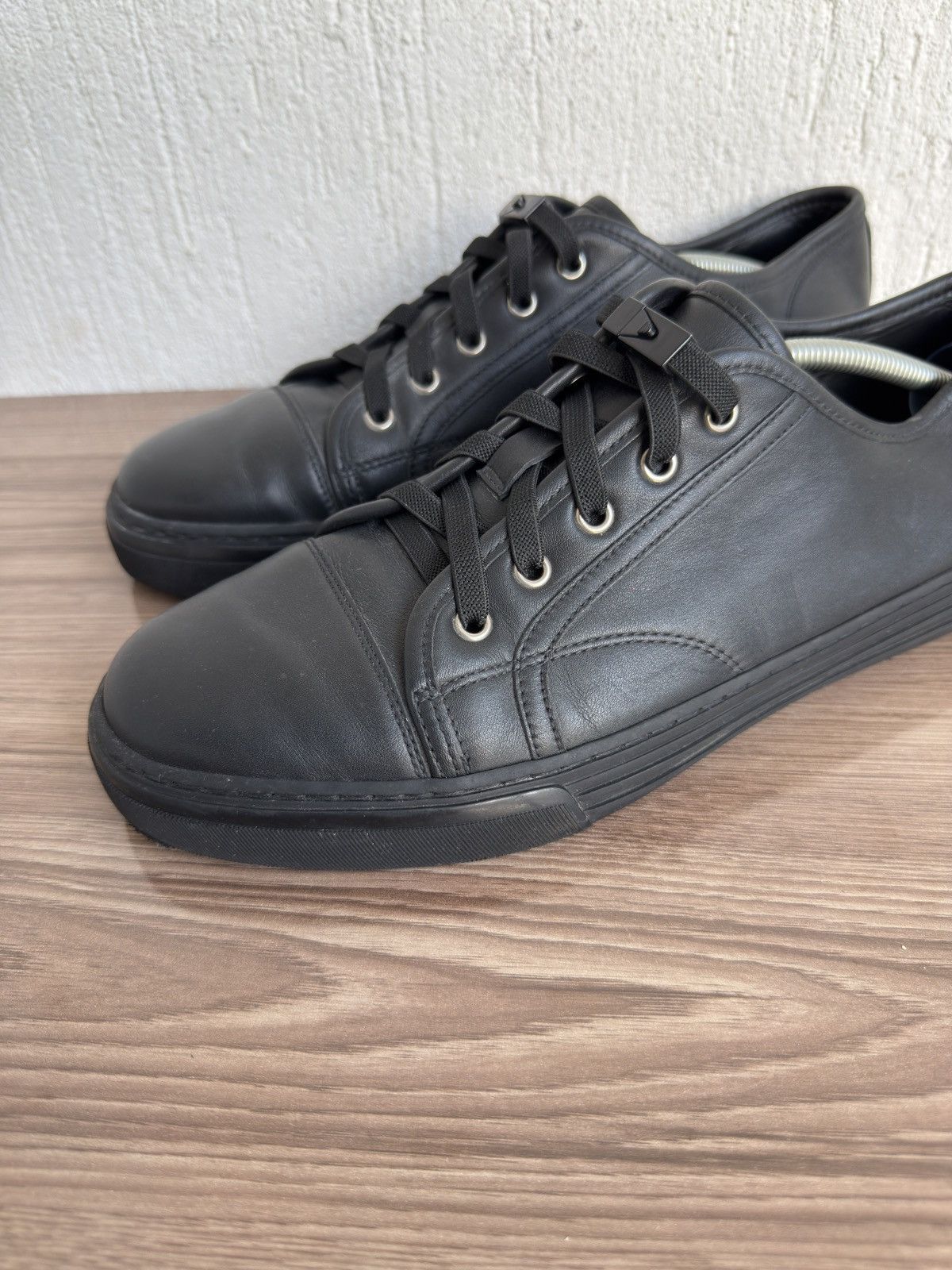 Gucci Lace up leather sneakers Size US 10 / EU 43 - 3 Thumbnail