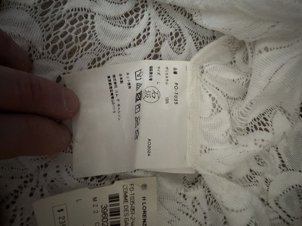 Comme des Garcons Homme Plus COMME DES GARÇONS HOMME PLUS LACE TANK TOP OFF WHITE LARGE Size US L / EU 52-54 / 3 - 7 Thumbnail