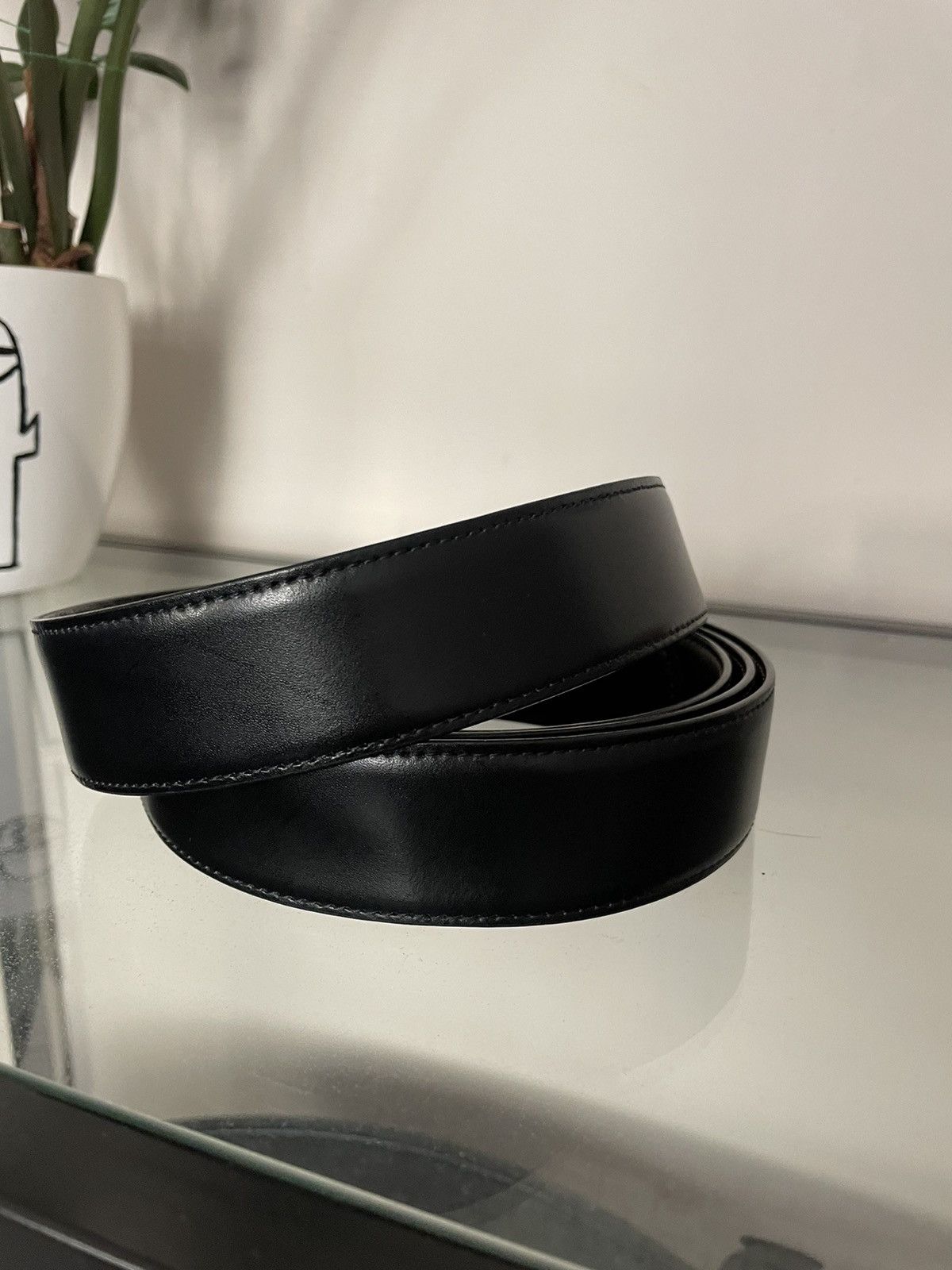 Montblanc Montblanc Trapeze Adjustable & Reversible Leather Belt 160cm Size 46 - 4 Thumbnail