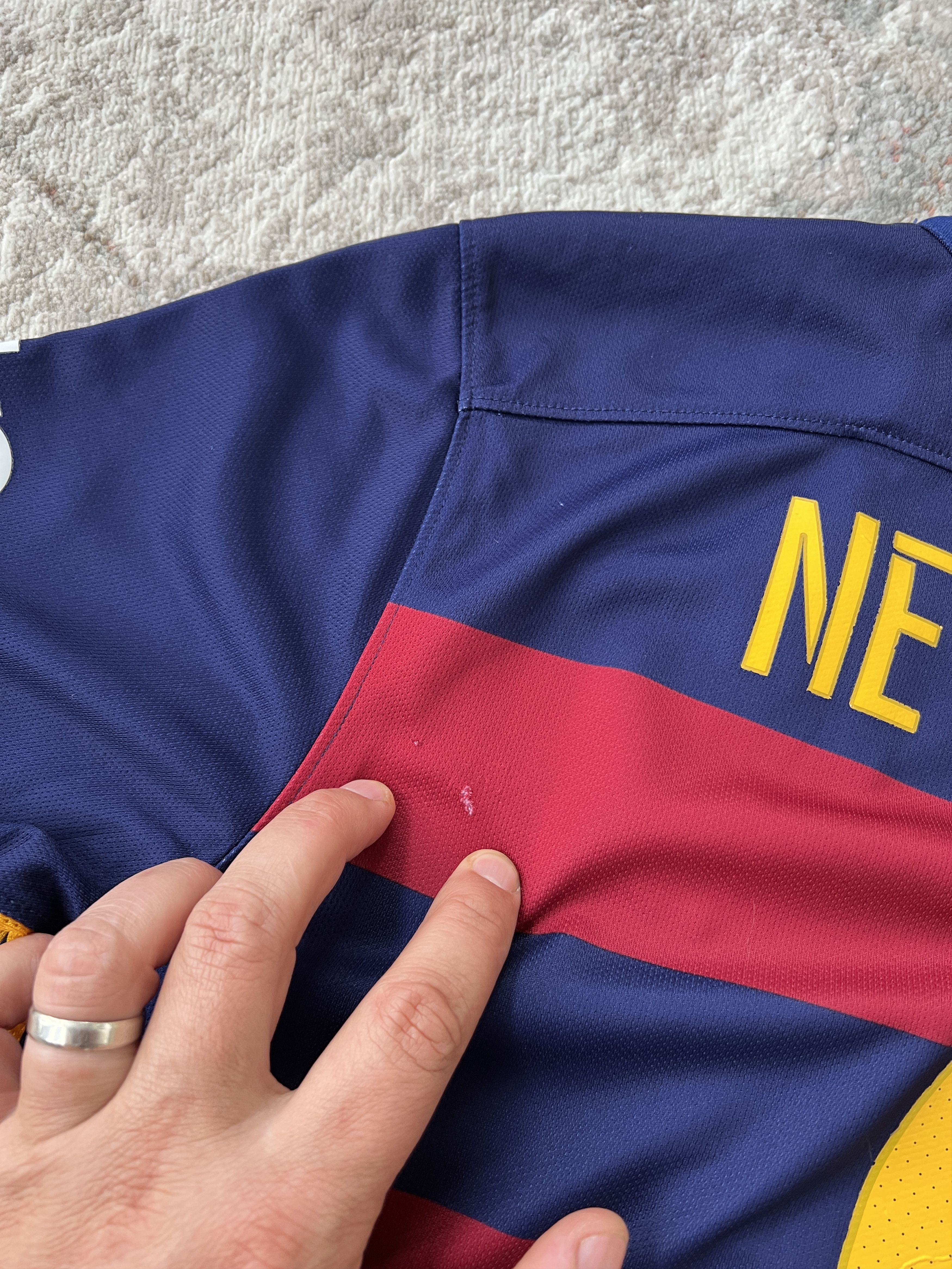 Nike Nike F.C. Barcelona Neymar JR 9 Jersey Size US M / EU 48-50 / 2 - 6 Thumbnail