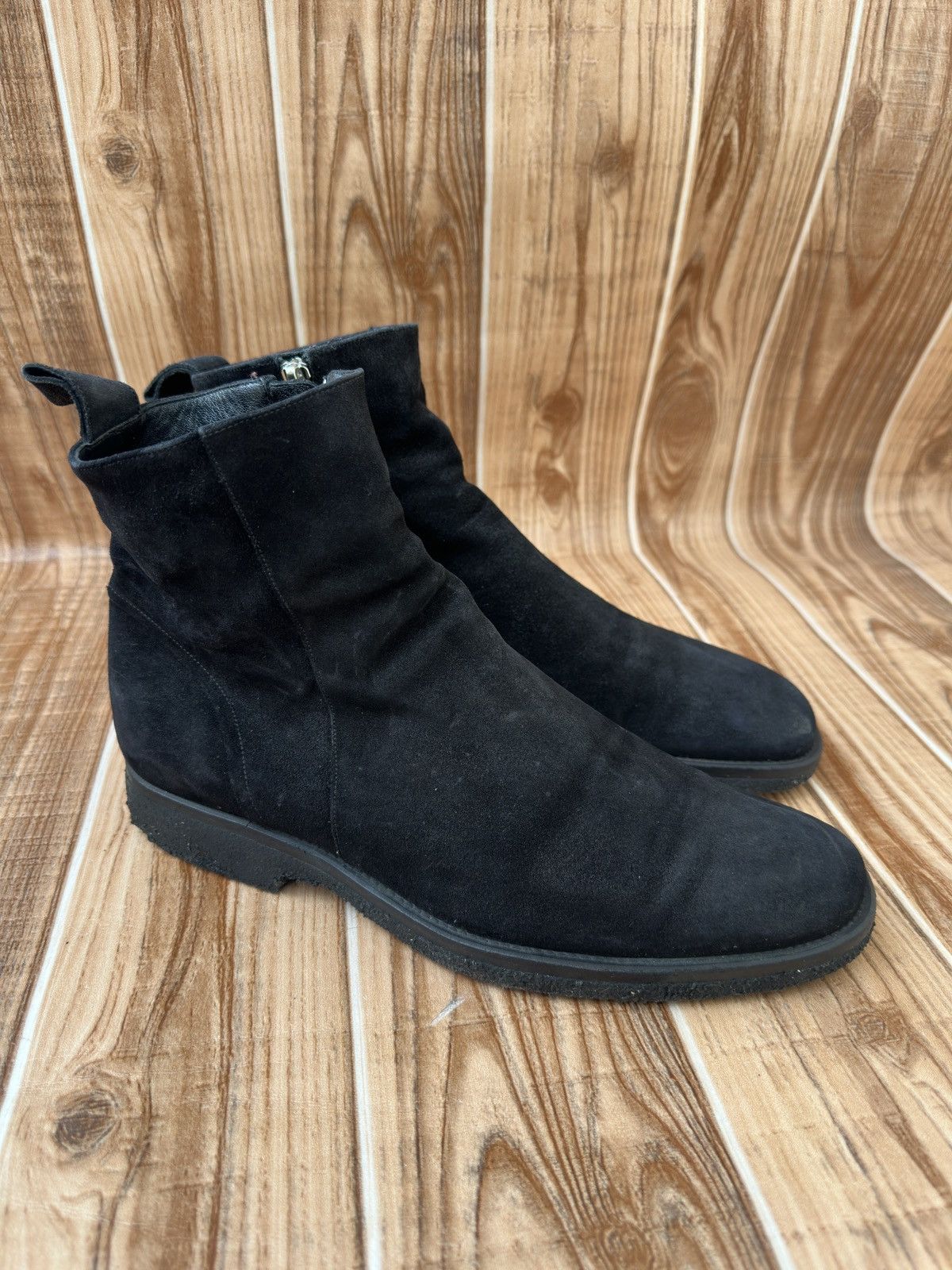 Dior × Kris Van Assche Dior Homme KVA 12AW Calf Skin Zip Boots Size US 9 / EU 42 - 7 Thumbnail