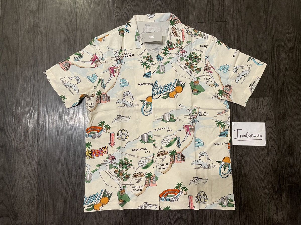 Kith Kith Embroidered Viole Thompson Camp Collar Shirt Size Med | Grailed