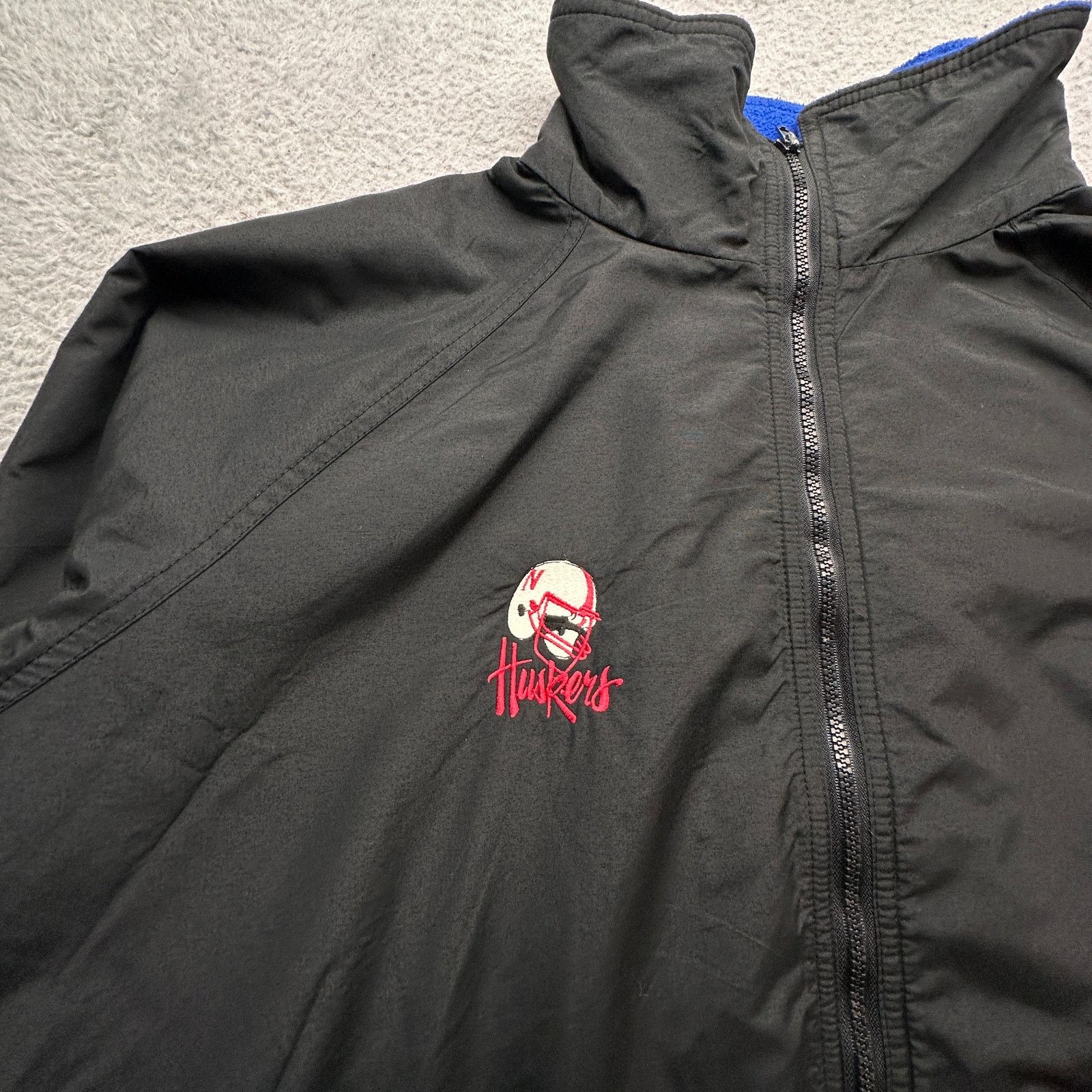Woolrich Woolen Mills Woolrich Fleece Lined Nebraska Cornhuskers Nylon Jacket XXL Size US XXL / EU 58 / 5 - 8 Thumbnail
