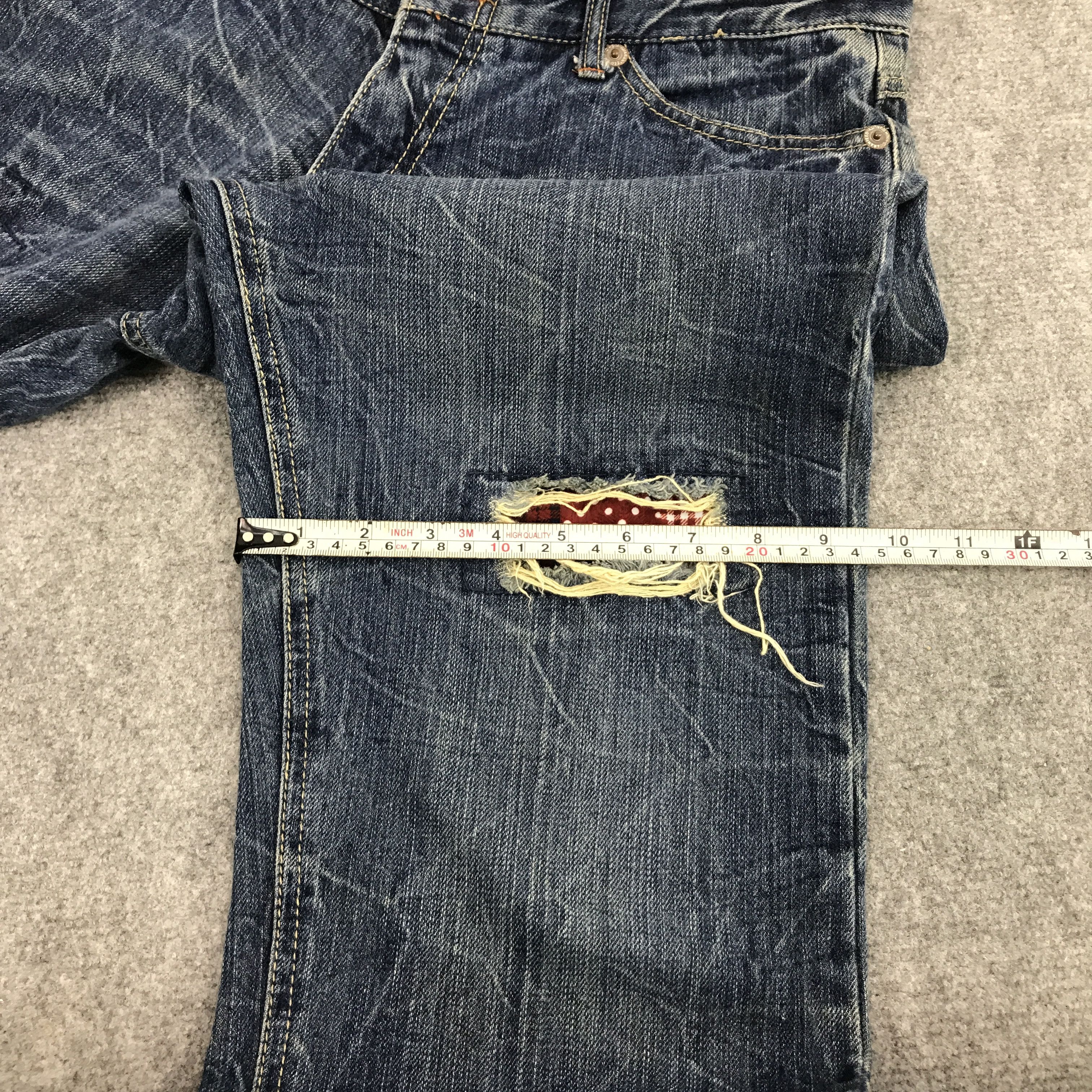 Japanese Brand Double waist Japanese brand patchwork jean Size US 32 / EU 48 - 11 Thumbnail