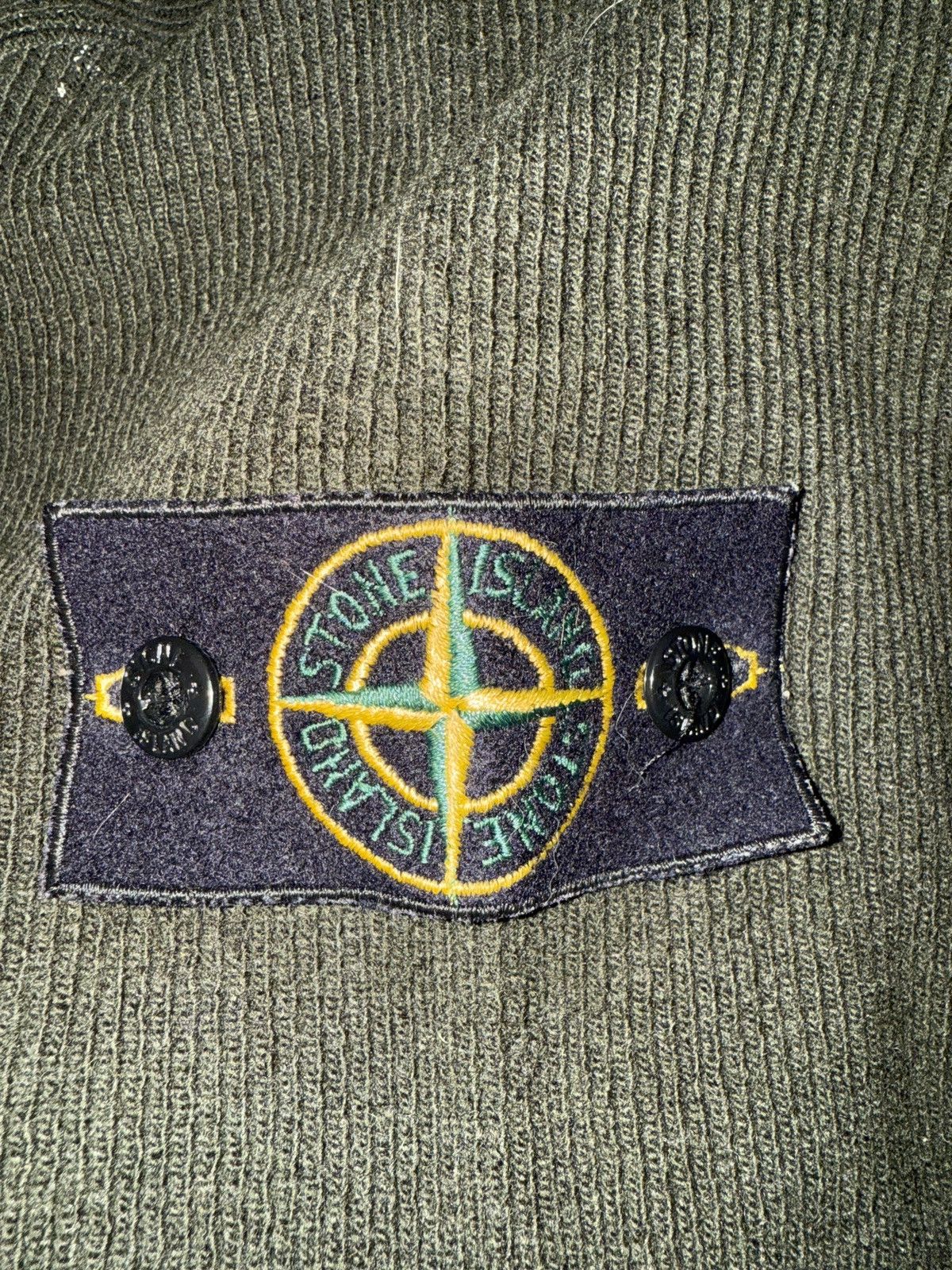 Stone Island Stone Island Archive Numbered Henley Sweater Size US XL / EU 56 / 4 - 3 Thumbnail
